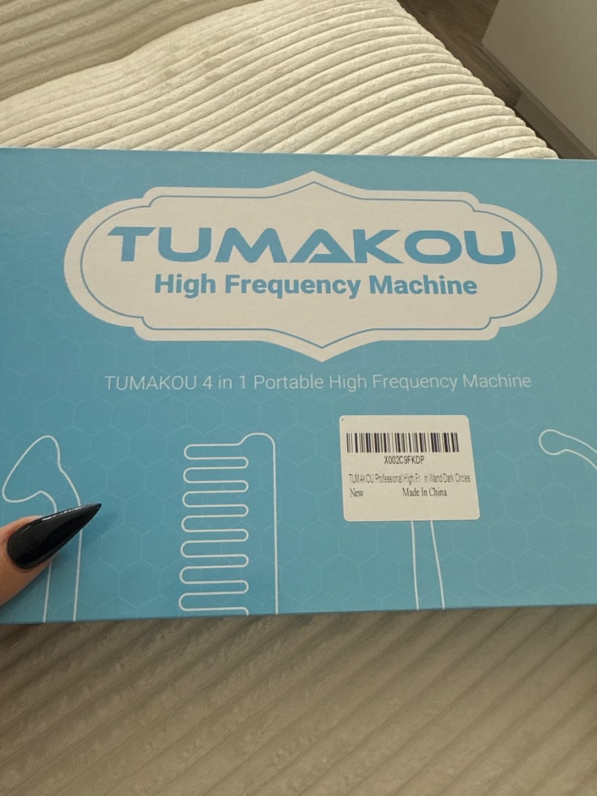 High Frequency Facial Machine - TUMAKOU Portable Handheld High Frequency customer photo 2