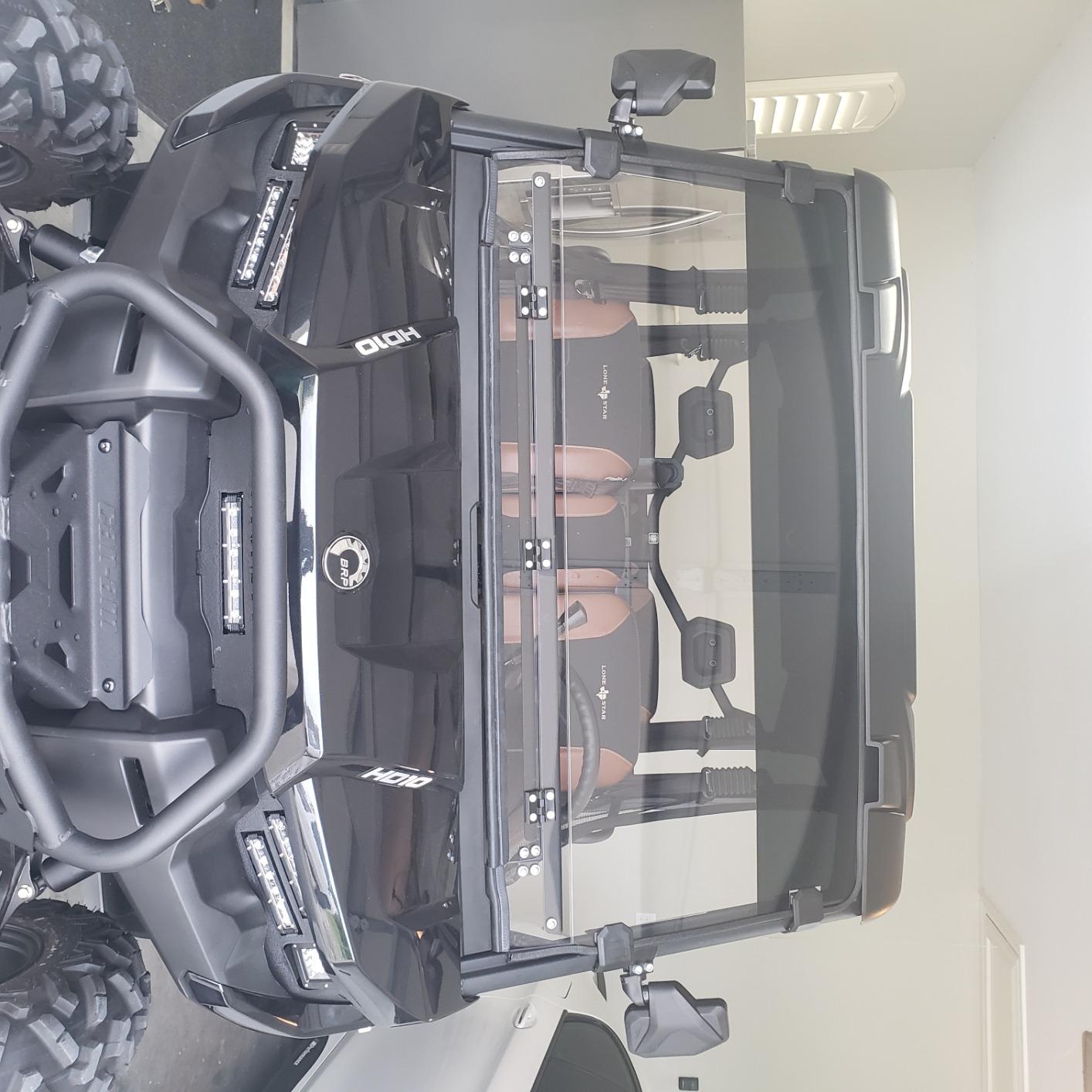 SuperATV Flip-Vent Windshield for Can Am Defender HD Models customer photo 2