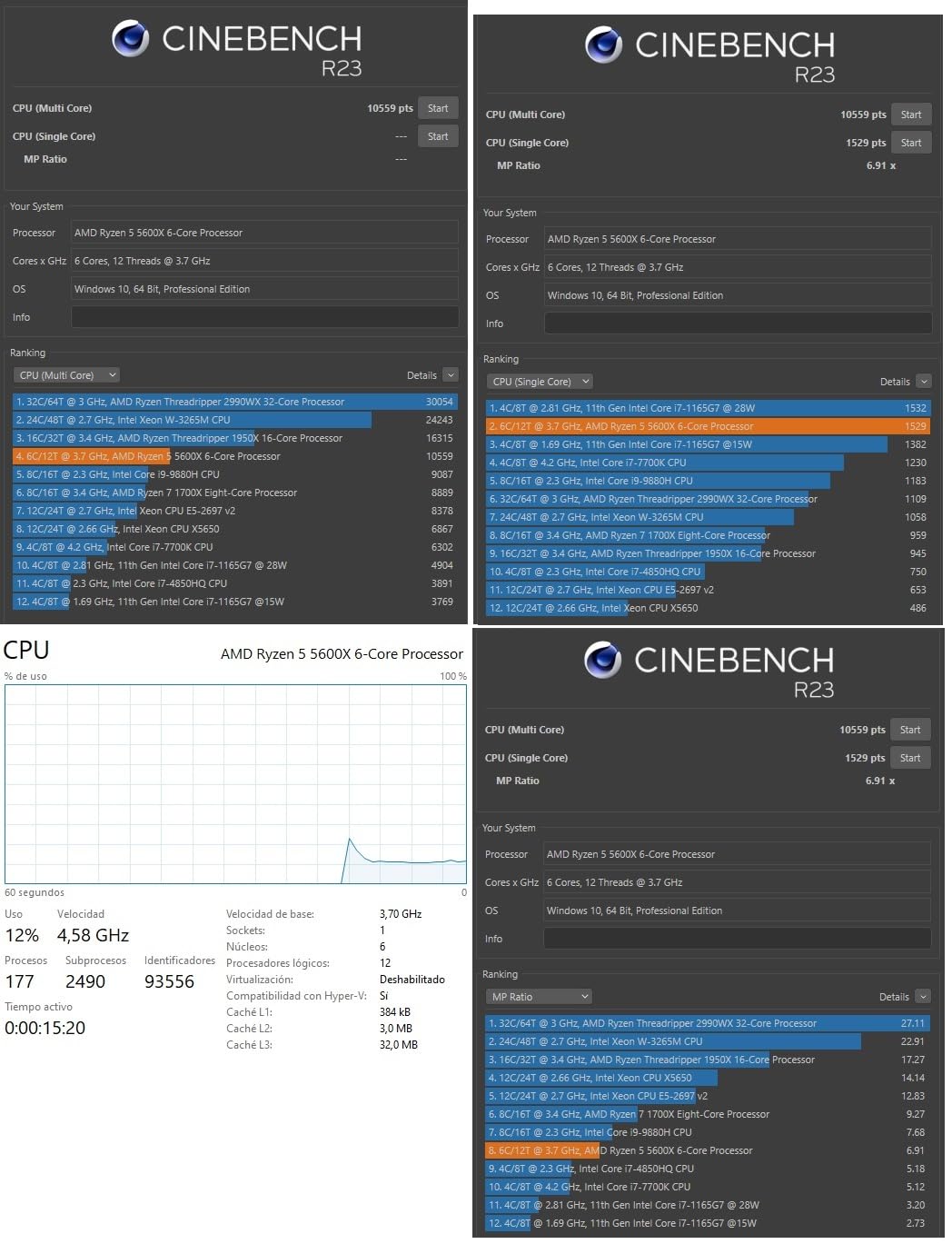 AMD Ryzen 5 5600X 6-core, 12-thread unlocked desktop processor with Wraith Stealth cooler customer photo 2