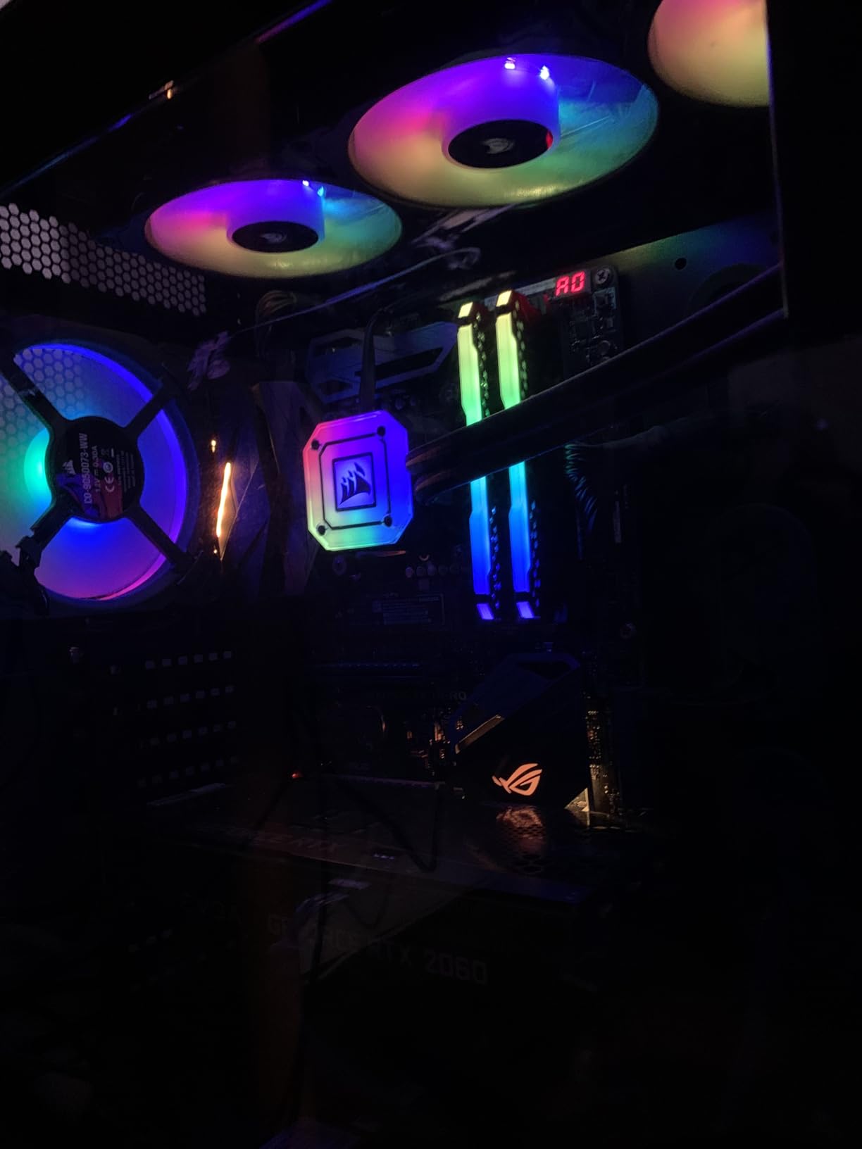 CORSAIR Vengeance RGB PRO DDR4 RAM 32GB (2x16GB) 3200MHz CL16-20-20-38 1.35V Intel AMD Desktop Computer Memory - Black (CMW16GX4M2C3200C16) customer photo 2