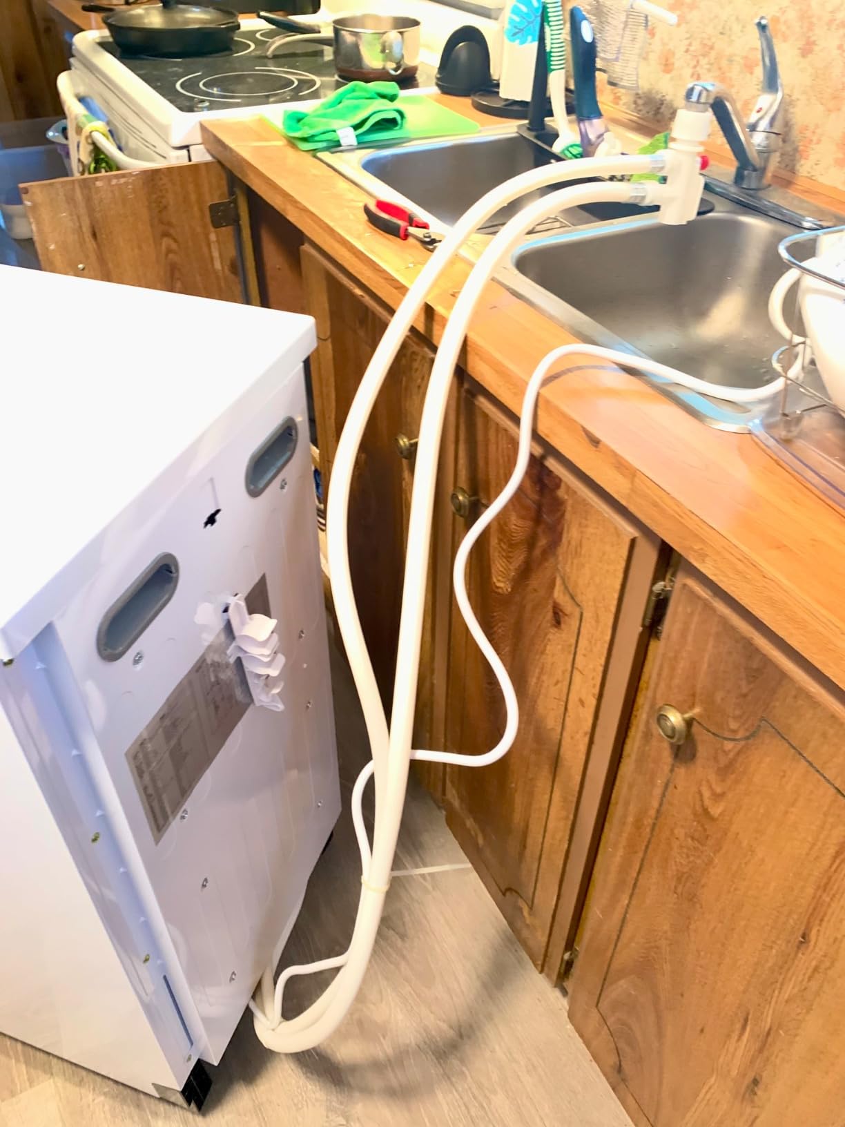 SPT SD-9263W 18″ Energy Star Portable Dishwasher – White customer photo 2