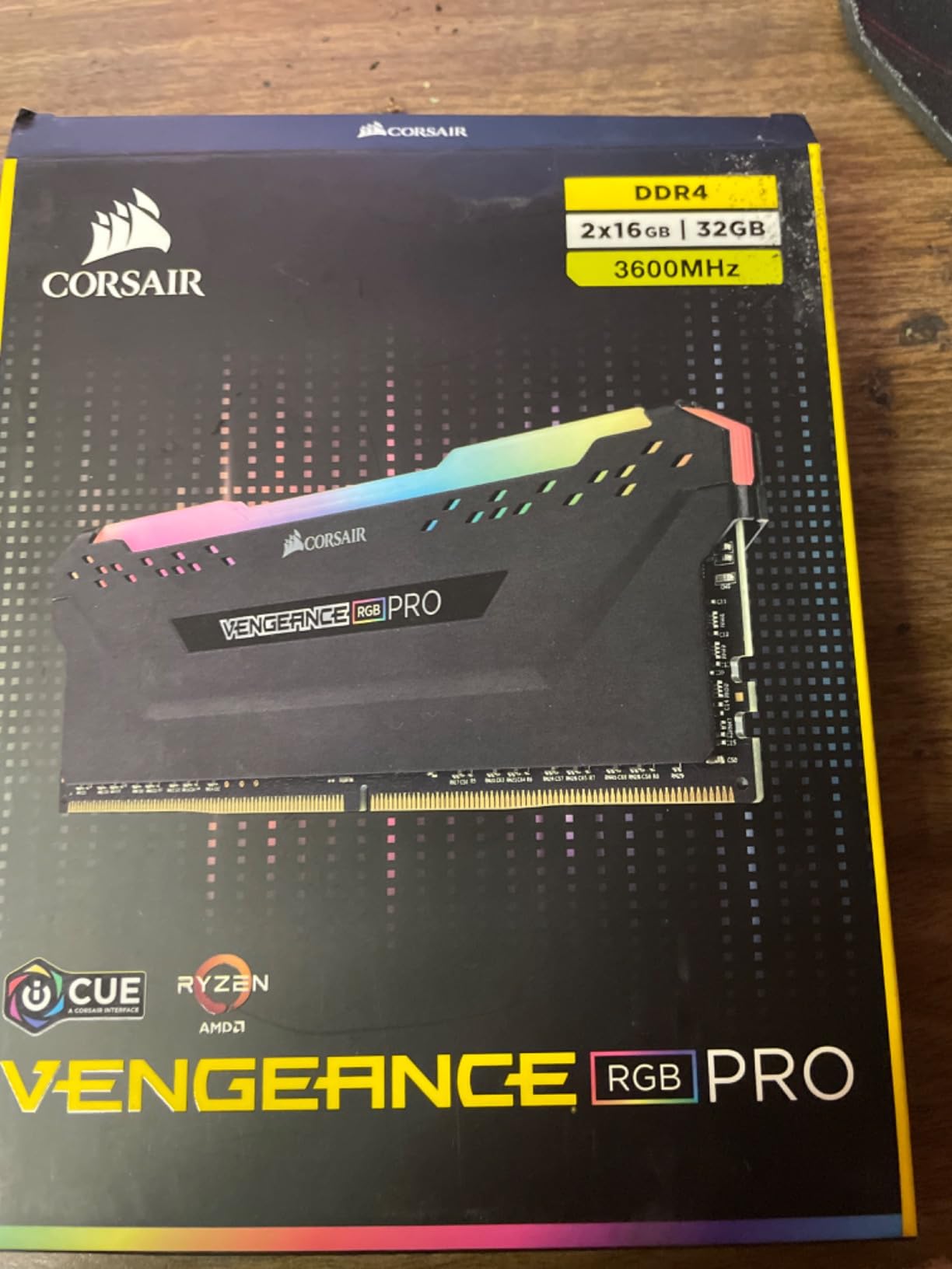 CORSAIR Vengeance RGB PRO DDR4 RAM 32GB (2x16GB) 3600MHz CL18-22-22-42 1.35V Intel AMD Desktop Computer Memory - Black (CMW32GX4M2Z3600C18) customer photo 2