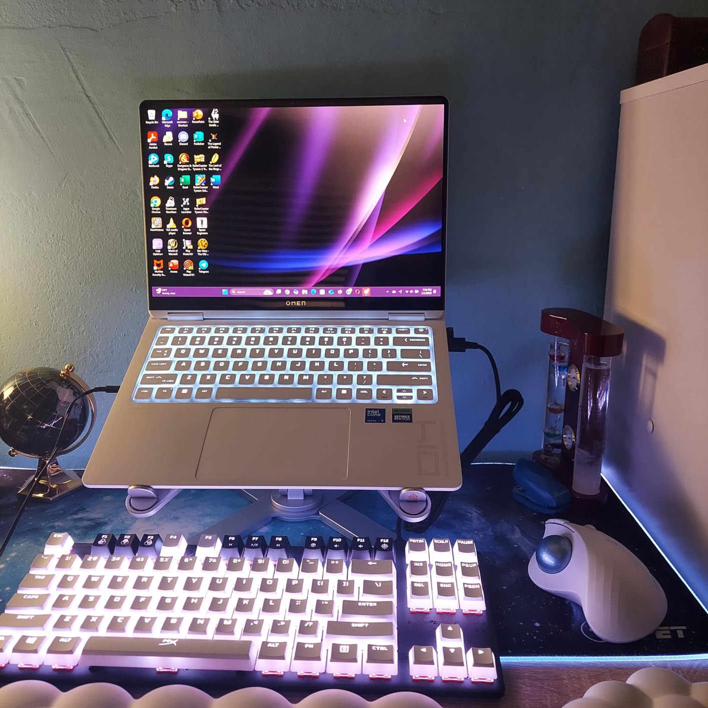 HyperX Alloy Origins Core - Tenkeyless Mechanical Gaming Keyboard, Software Controlled Light & Macro Customization, Compact Form Factor, RGB LED Backlit, Tactile HyperX Aqua Switch,Black customer photo 1