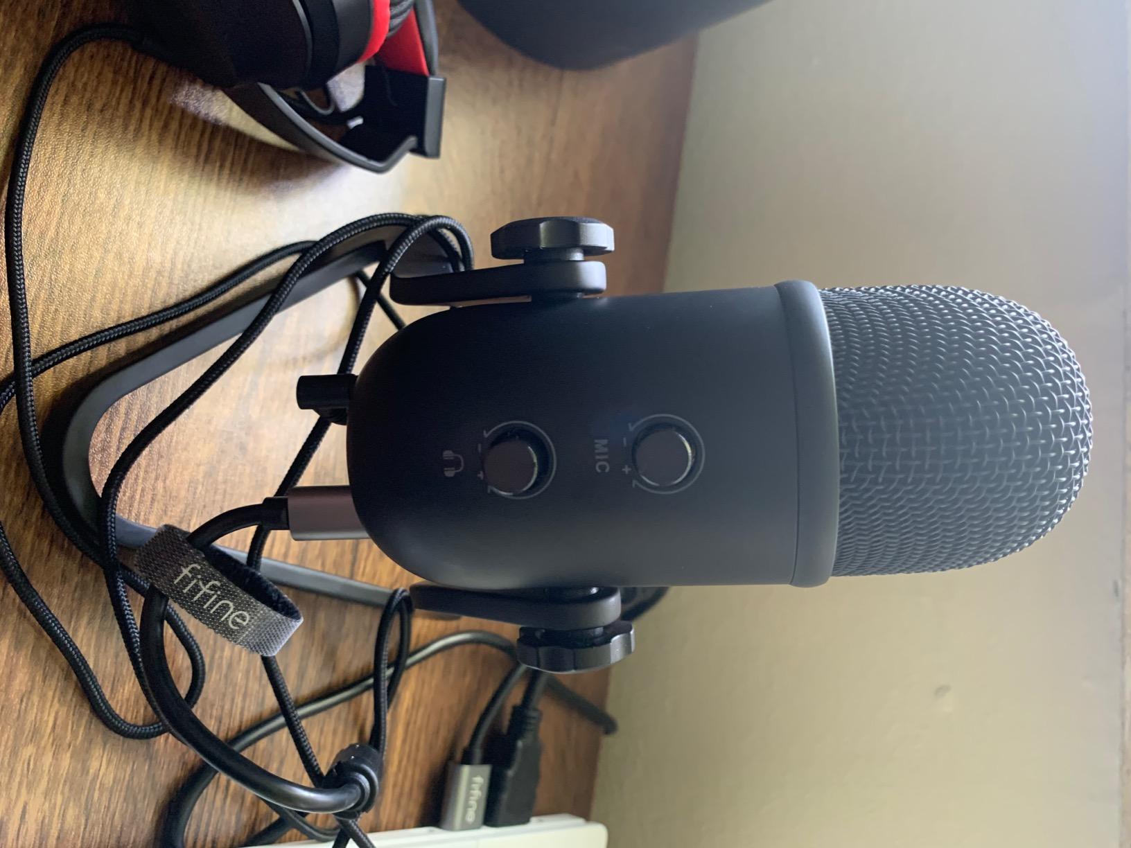 FIFINE K678 USB Podcast Microphone for Recording Streaming customer photo 1