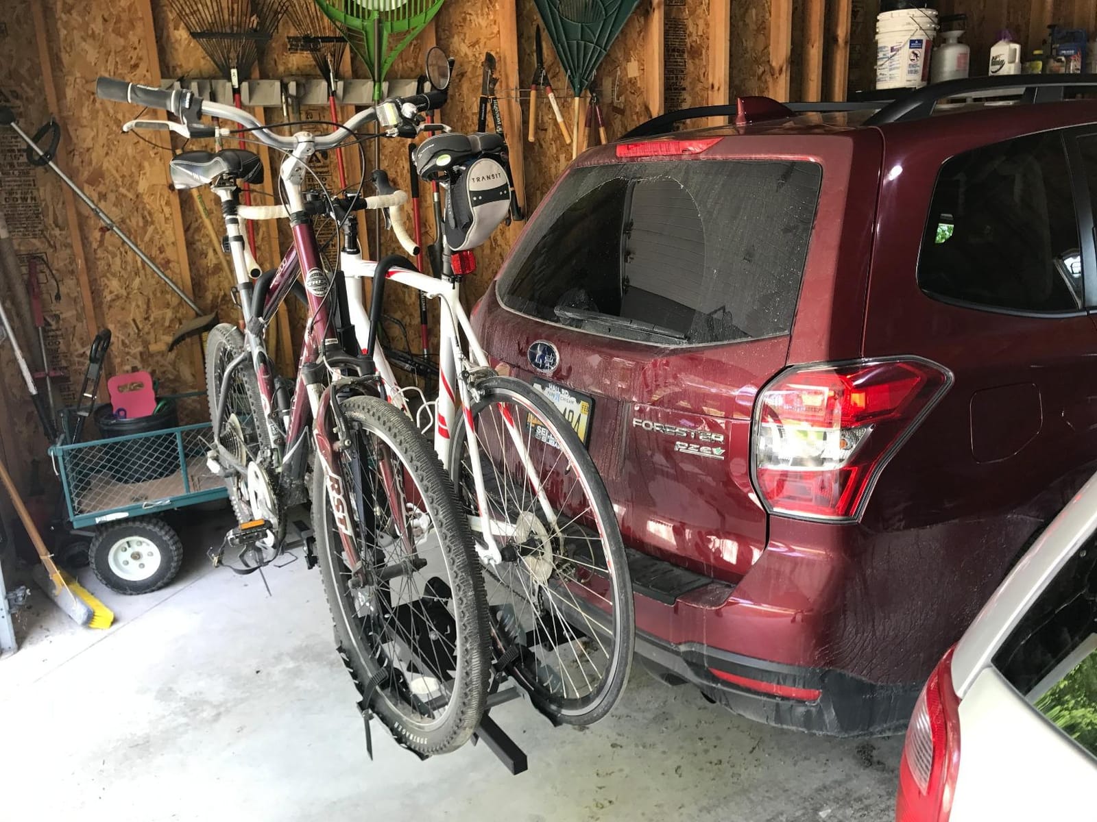 Swagman Quad 2+2 Hitch Mount Bike Rack – 4 Bike Platform Carrier, 45lbs per Bike, Removable Outer 2 Bike Rack, Locks & Folds, Secure Ratchet Hooks, Anti-Wobble Locking Hitch Pin, 2