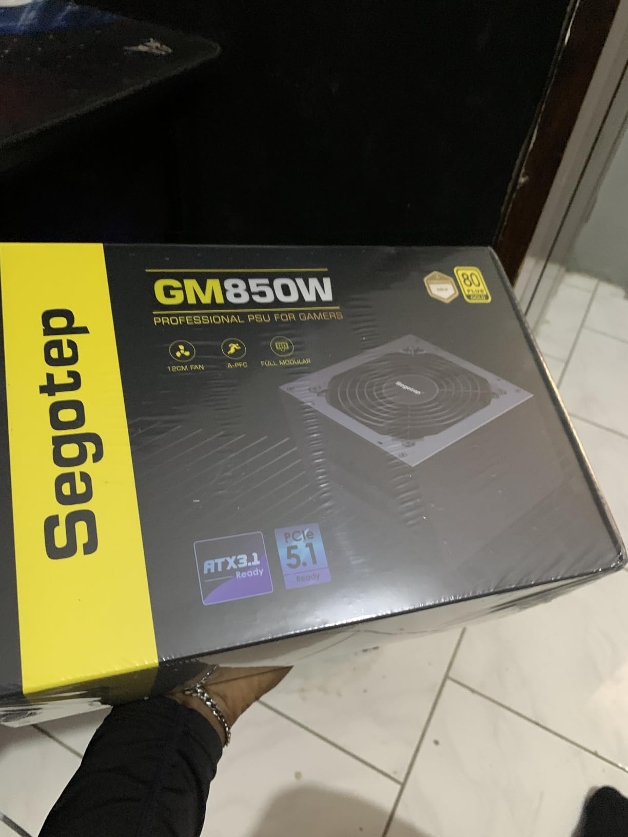 Segotep GM850 850W Power Supply, 80 Plus Gold Certified, PCIe 5.1 & ATX 3.1 customer photo 1