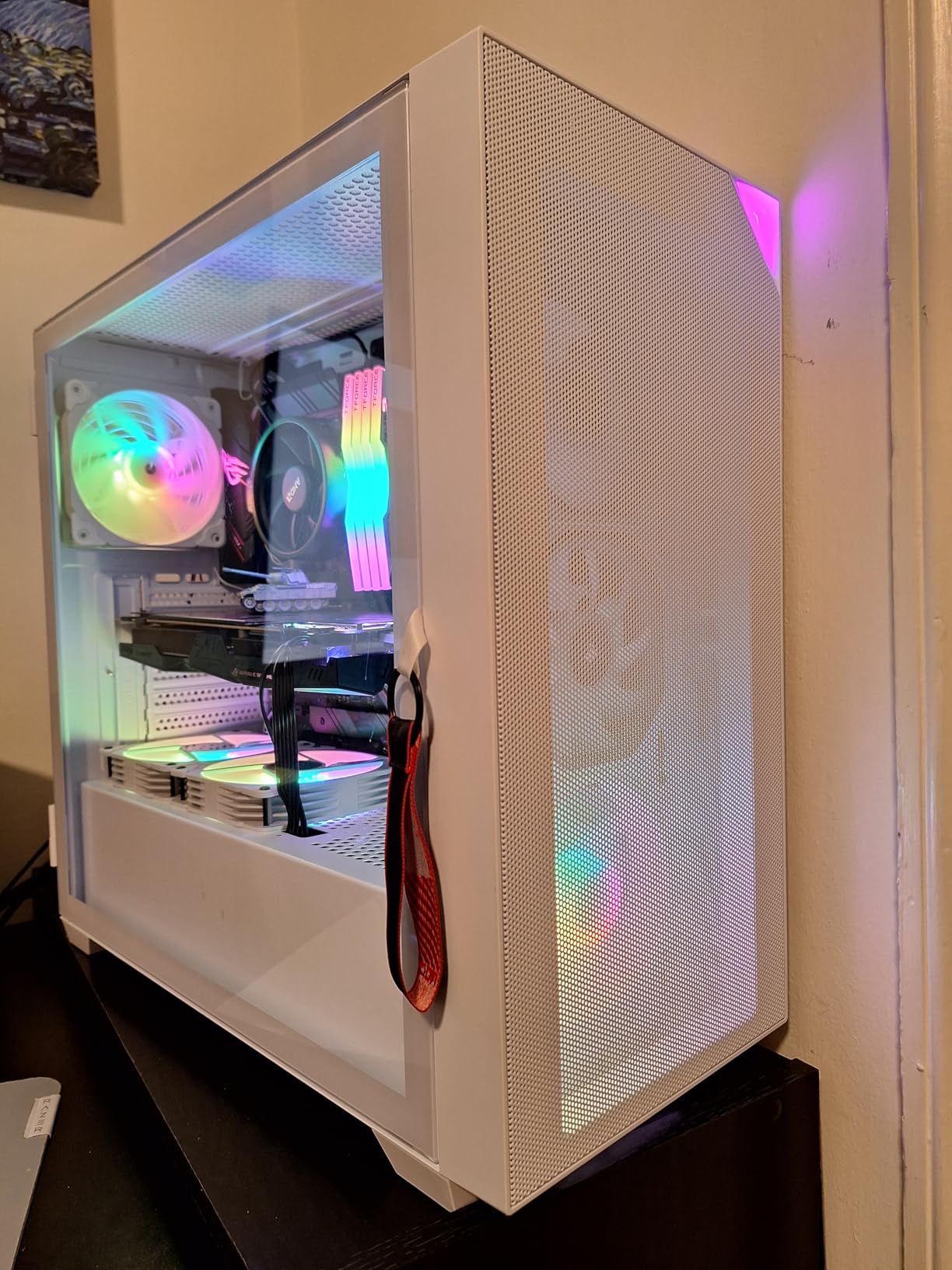 Vetroo 3-Pack ARGB-120 Pink 120mm Computer PC Case Fans customer photo 2