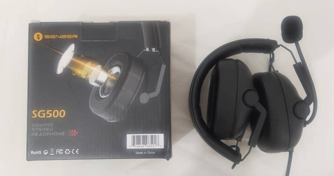 SENZER SG500 Gaming Headset with Noise Cancelling Microphone Black customer photo 2
