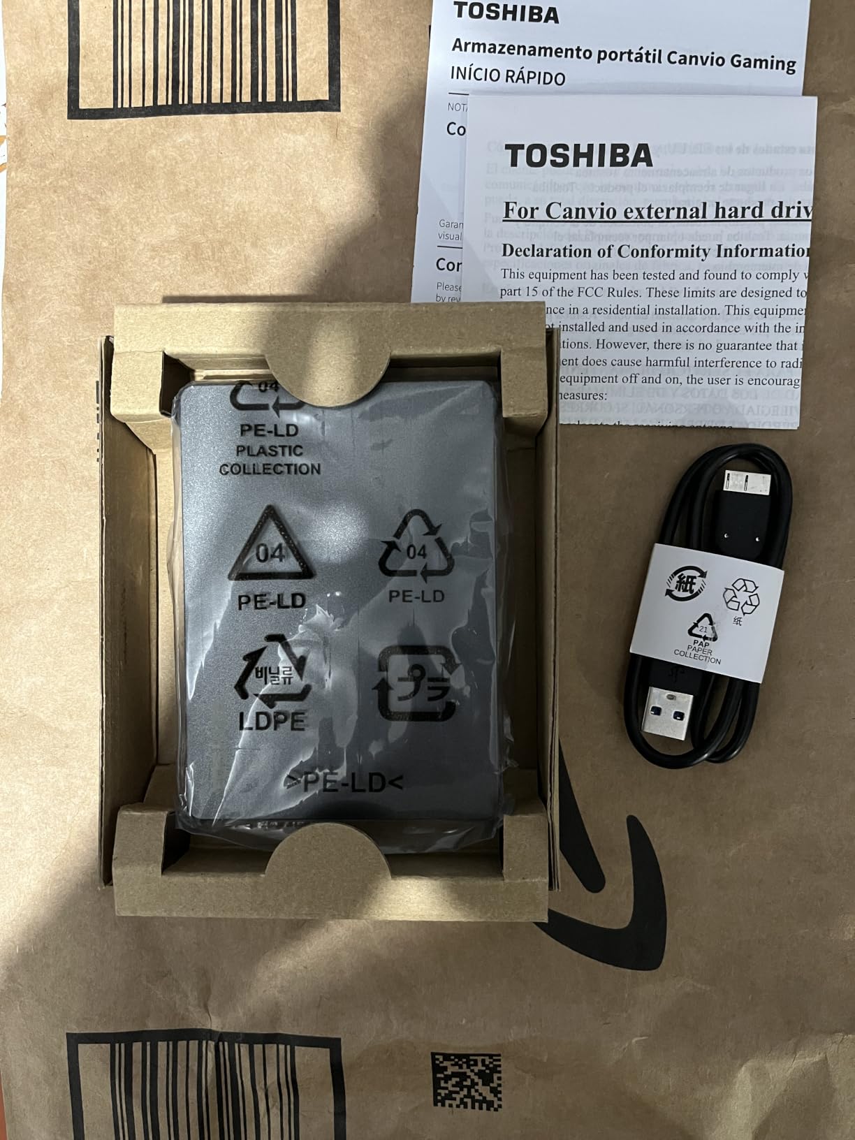Toshiba Canvio Gaming 2TB Portable External Hard Drive USB 3.0, Black for PlayStation, Xbox, PC & Mac - HDTX120XK3AA customer photo 1