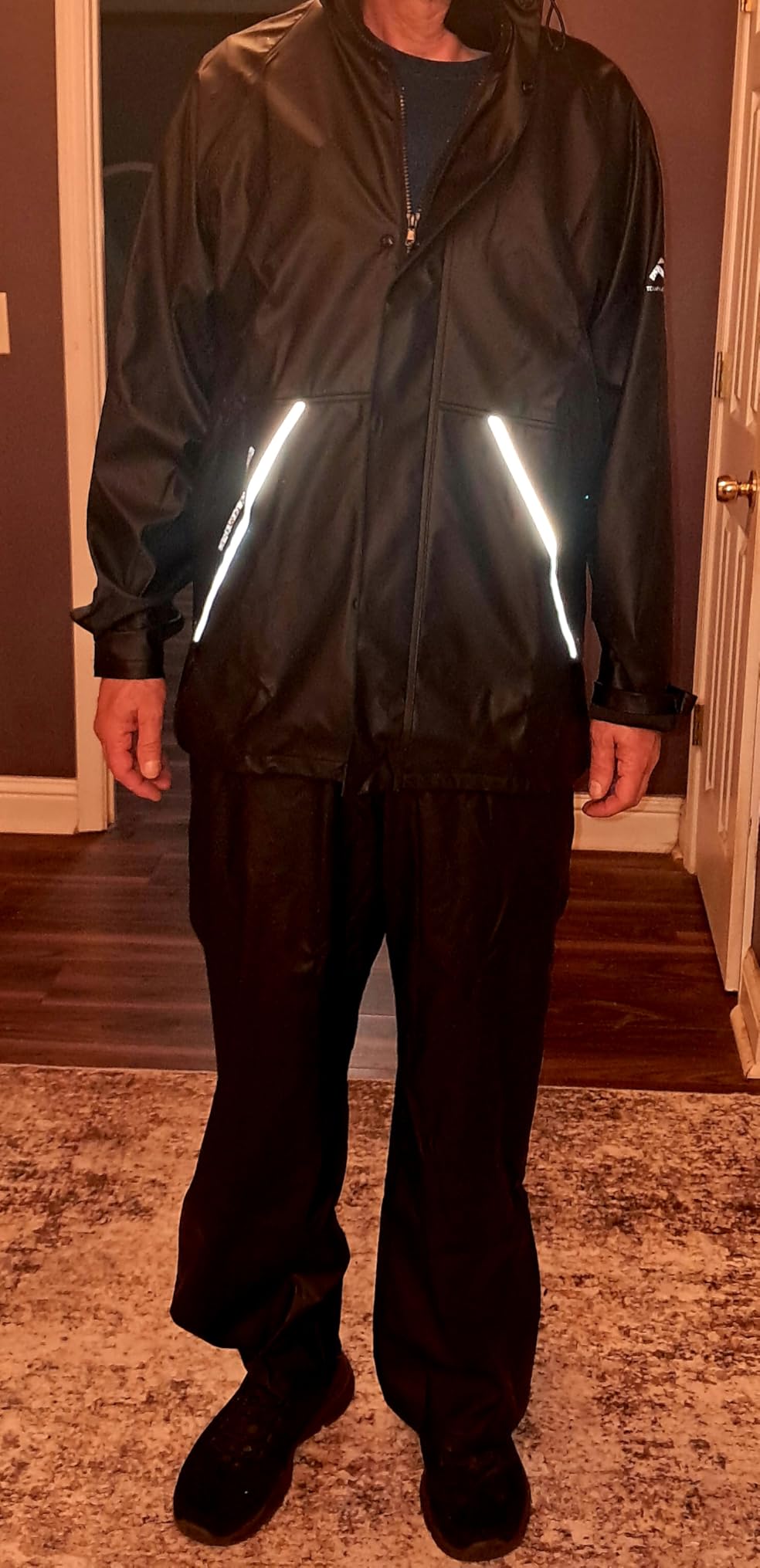 TOWN&FIELD Rain Suits for Fishing Waterproof Rain Gear for Men Women Heavy Duty Rain Coat Jacket with Pants/Overalls customer photo 1