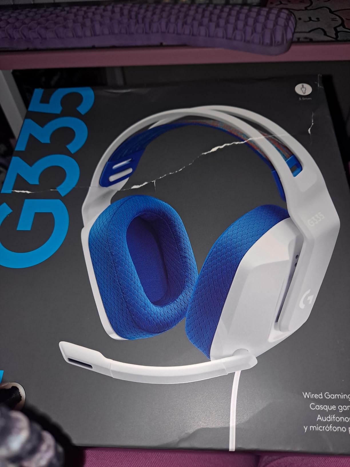 Logitech G335 Wired Gaming Headset (with Flip to Mute Microphone) - Black customer photo 1