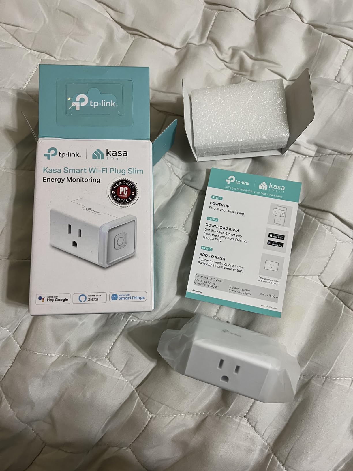 Kasa Smart Plug Mini with Energy Monitoring, KP115 customer photo 2