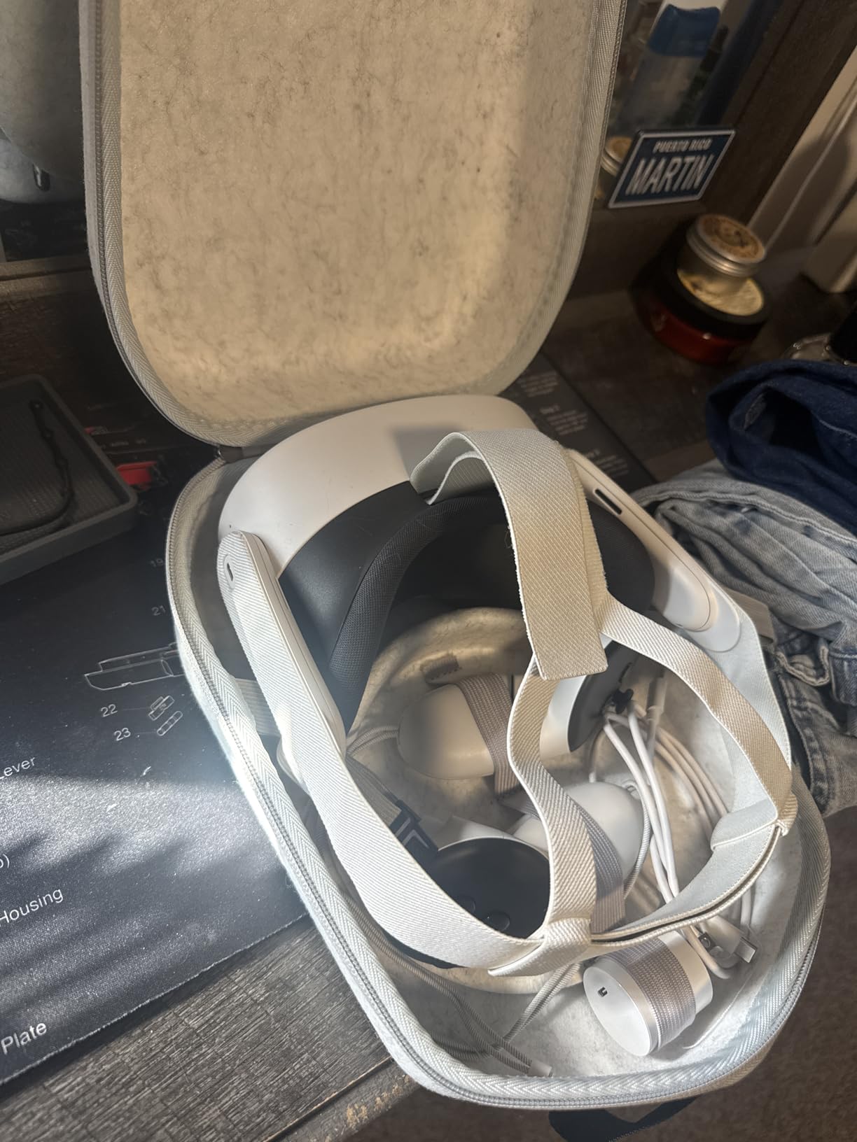 sarlar VR Carrying Case for Meta Quest 3S/3/2, Steam Fream, Original Strap customer photo 1