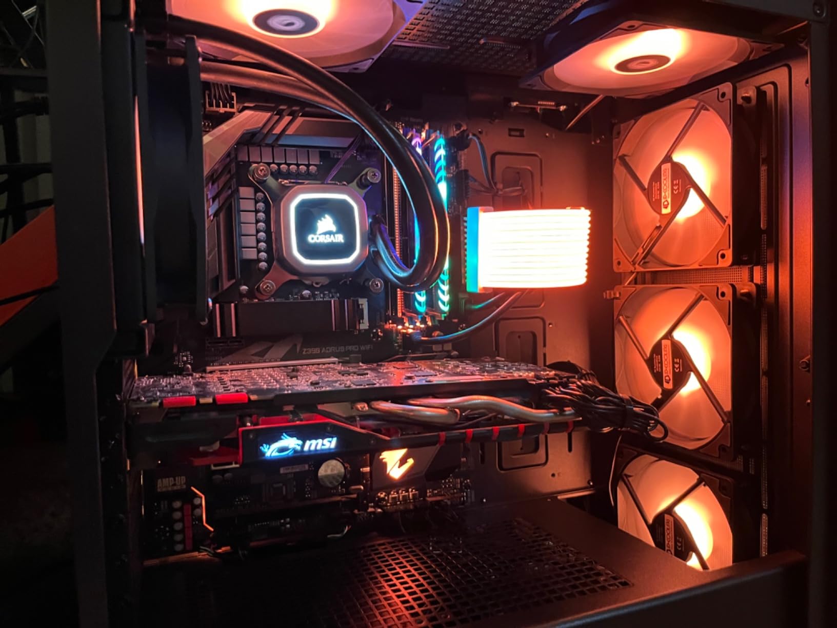 ID-COOLING XF-12025-ARGB-TRIO 120mm Case Fan, 3 Pack, Low Noise, ARGB customer photo 2