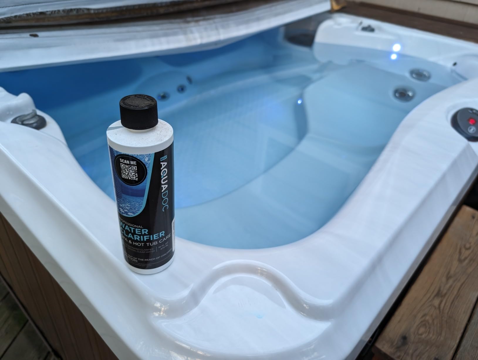 AquaDoc Hot Tub Clarifier - Spa Clarifier for Cloudy Water Treatment 16oz customer photo 1
