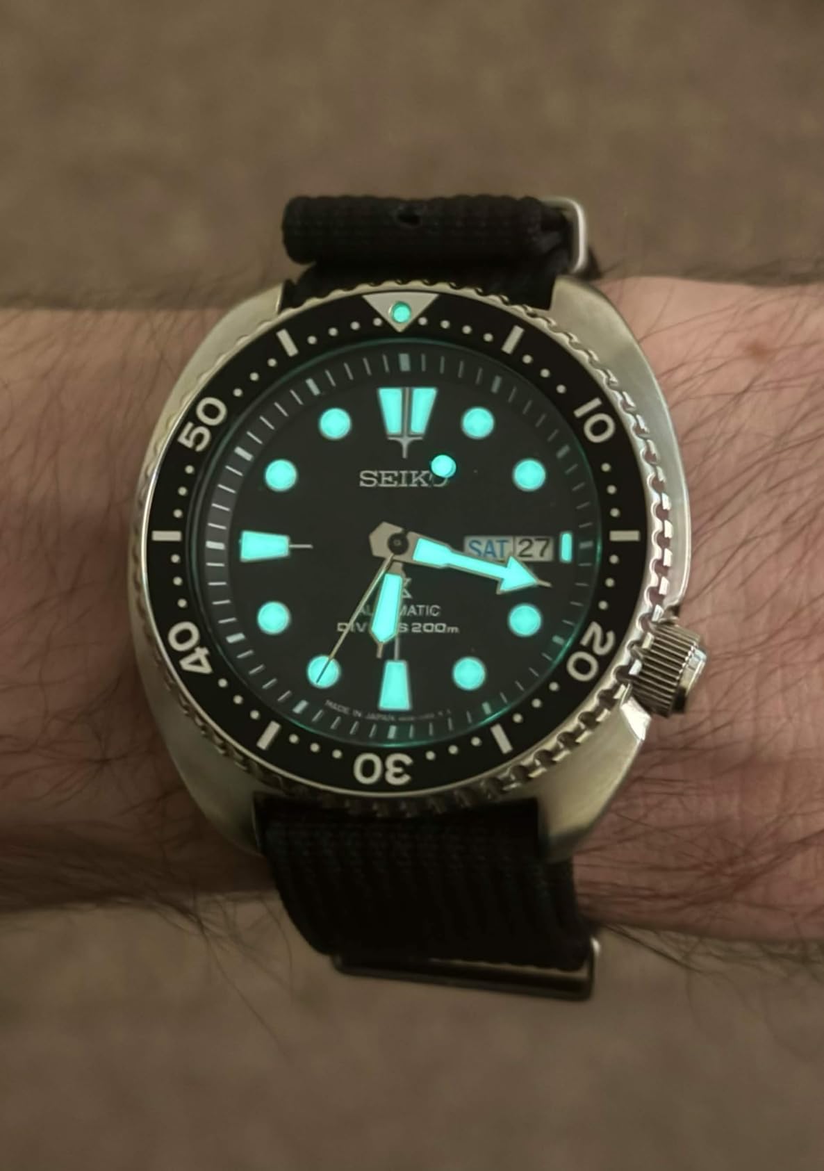 SEIKO Automatic Watch for Men - Prospex Automatic Diver - Patterned Dial customer photo 1