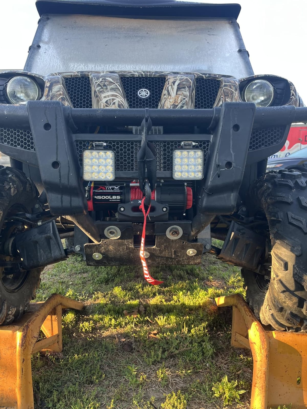 XPV AUTO 12V 4500 lb Winch Electric Winch for Towing ATV/UTV Off Road with Wireless Remote Control Mounting Bracket and Wired Handle,Waterproof IP67(Synthetic Rope) customer photo 1