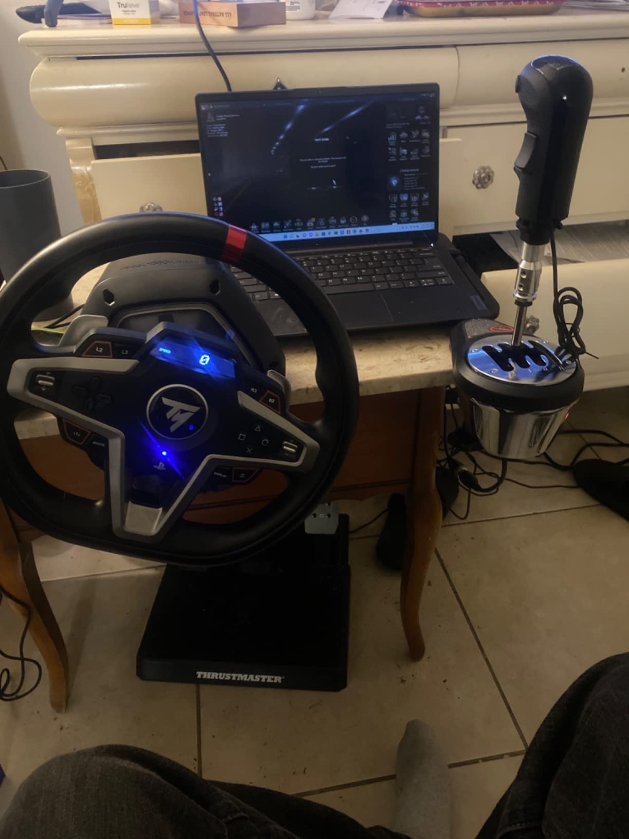 Thrustmaster T248P Force Feedback Racing Wheel (compatible w/ PS5, PS5 Pro, PS4 & PC) customer photo 1