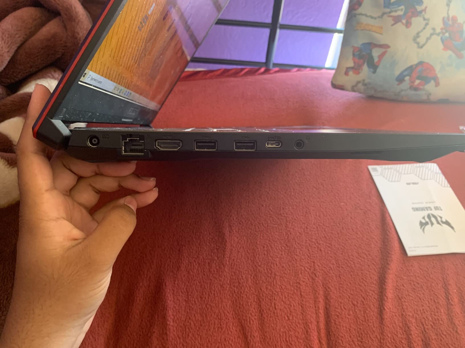 ASUS TUF Gaming F17 Gaming Laptop, 17.3” 144Hz FHD IPS-Type Display, Intel Core i5-10300H, GeForce GTX 1650 Ti, 8GB DDR4, 512GB PCIe SSD, RGB Keyboard, Windows 10, Bonfire Black, FX706LI-ES53 customer photo 1