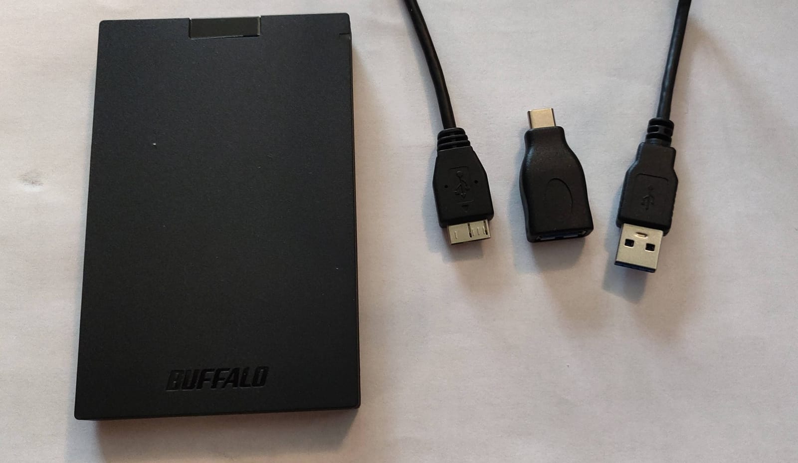 BUFFALO External SSD 1TB - Compatible with PS4 / PS5 / Windows/Mac - USB-C - USB-A - USB 3.2 - External Solid State Drive - SSD-PG1.0U3B customer photo 1