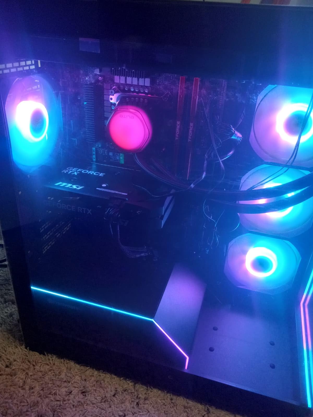 Cooler Master Elite Liquid 360 AIO Liquid CPU Cooler, ARGB White customer photo 2