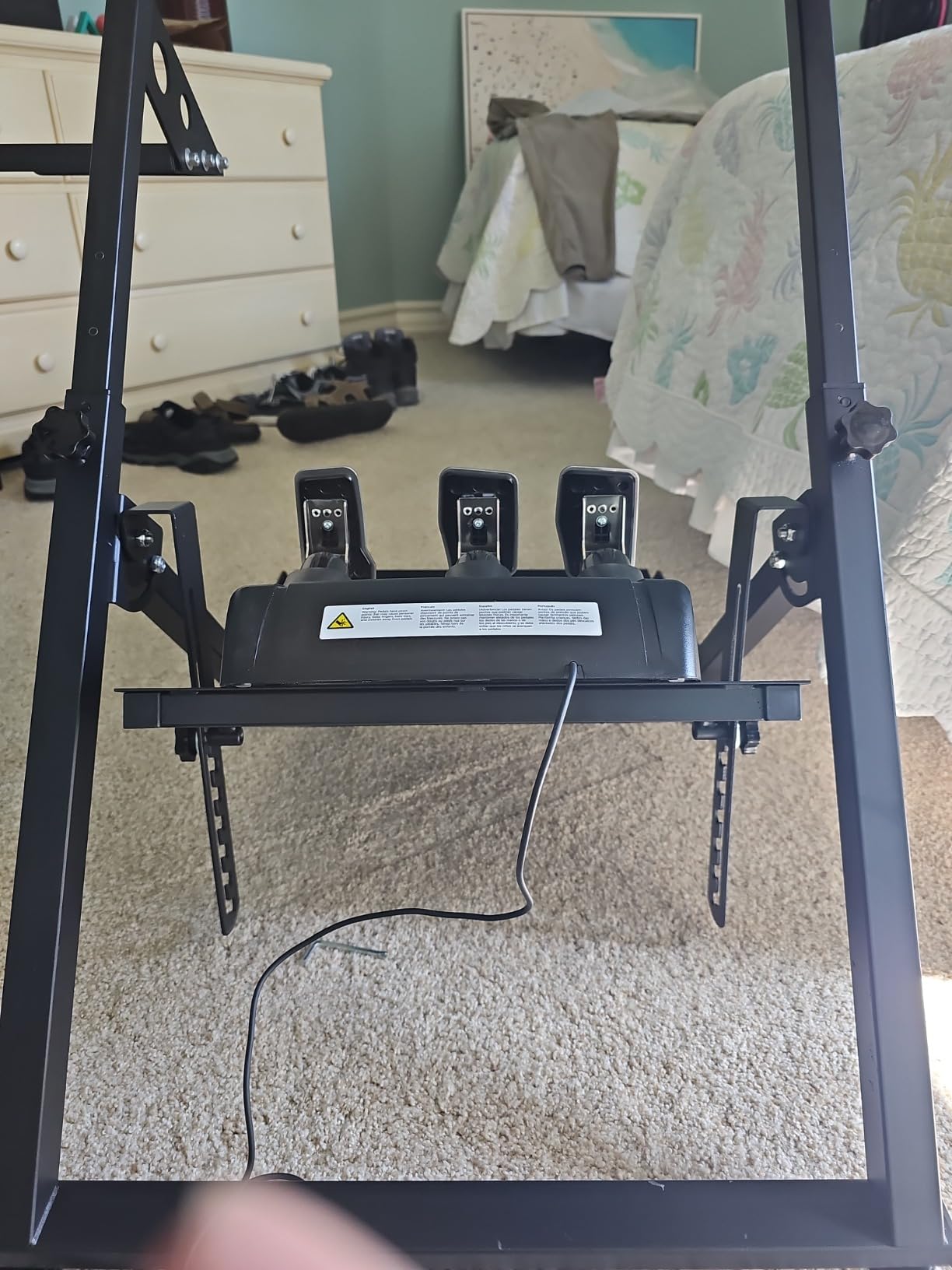 Marada X Frame Steering Wheel Stand Racing Sim Cockpit with Seat Slot customer photo 2