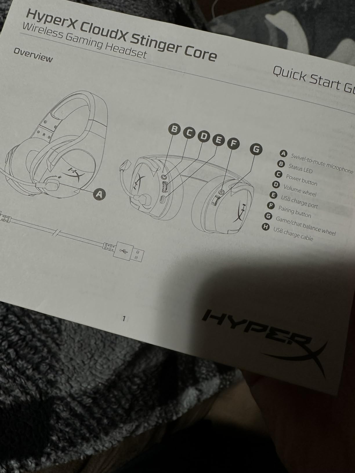 HyperX CloudX Stinger Core – Wireless Gaming Headset, for Xbox Series X|S and Xbox One, Memory foam & Premium Leatherette Ear Cushions, Noise-Cancelling,Black customer photo 2