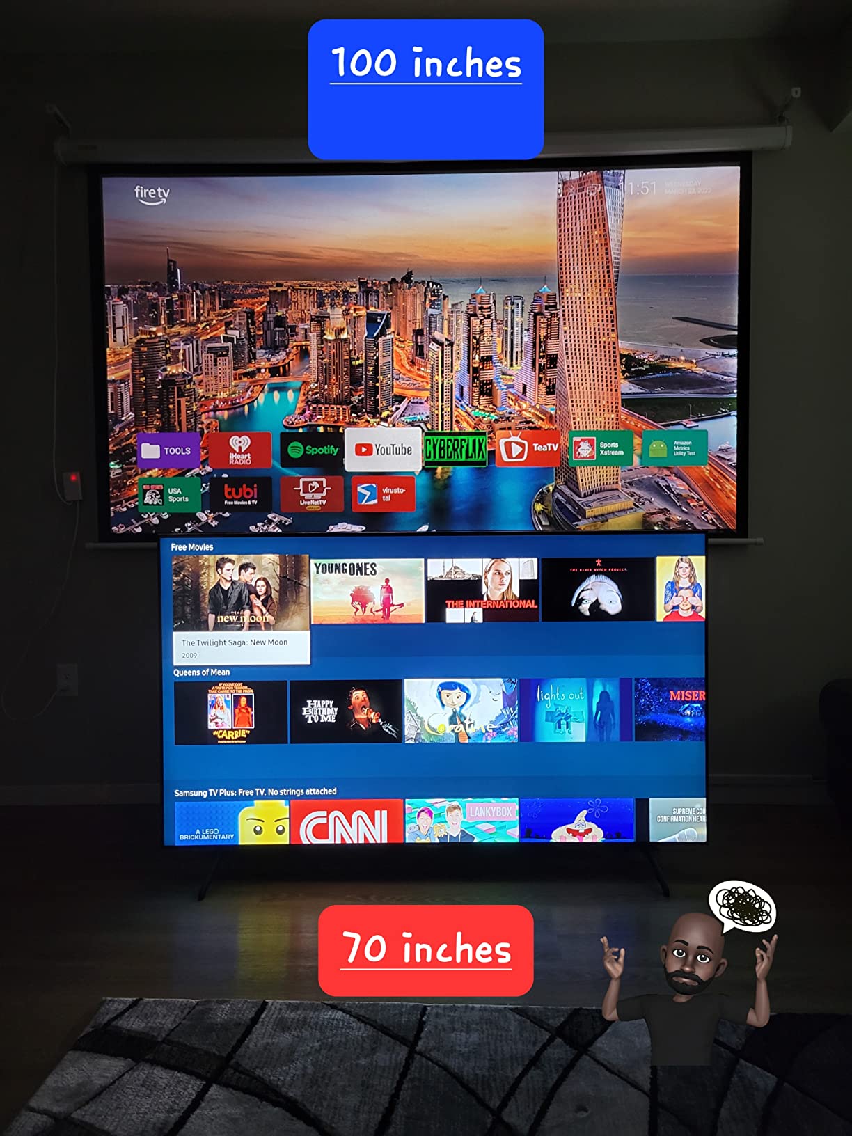 BenQ TK700 4K HDR Home Entertainment Gaming & Movie Projector 4.2ms Latency customer photo 2