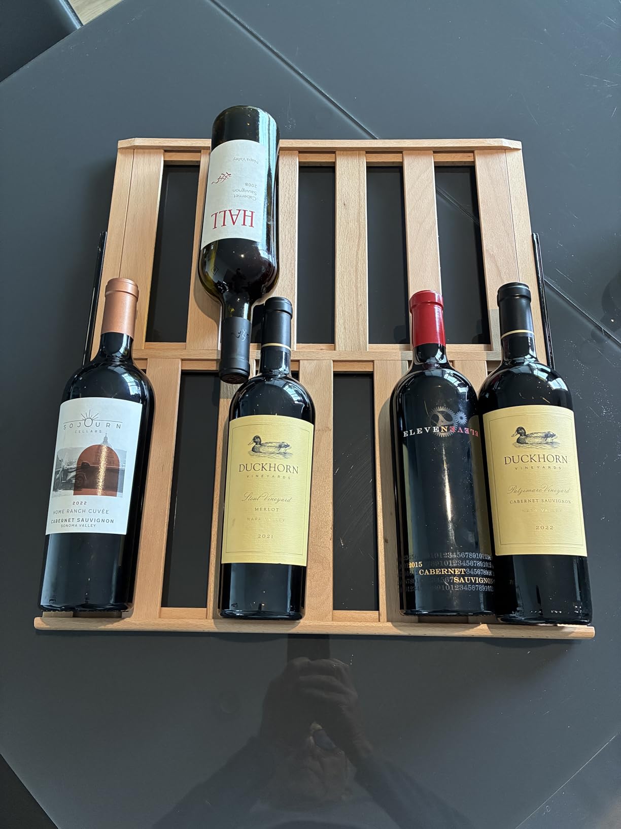 24 Inch Wine Cooler Refrigerator, 179 Bottles Professional Wine Cellars with Powerful Compressor,Quiet Operation and Elegant Design for The Wine Lovers customer photo 2