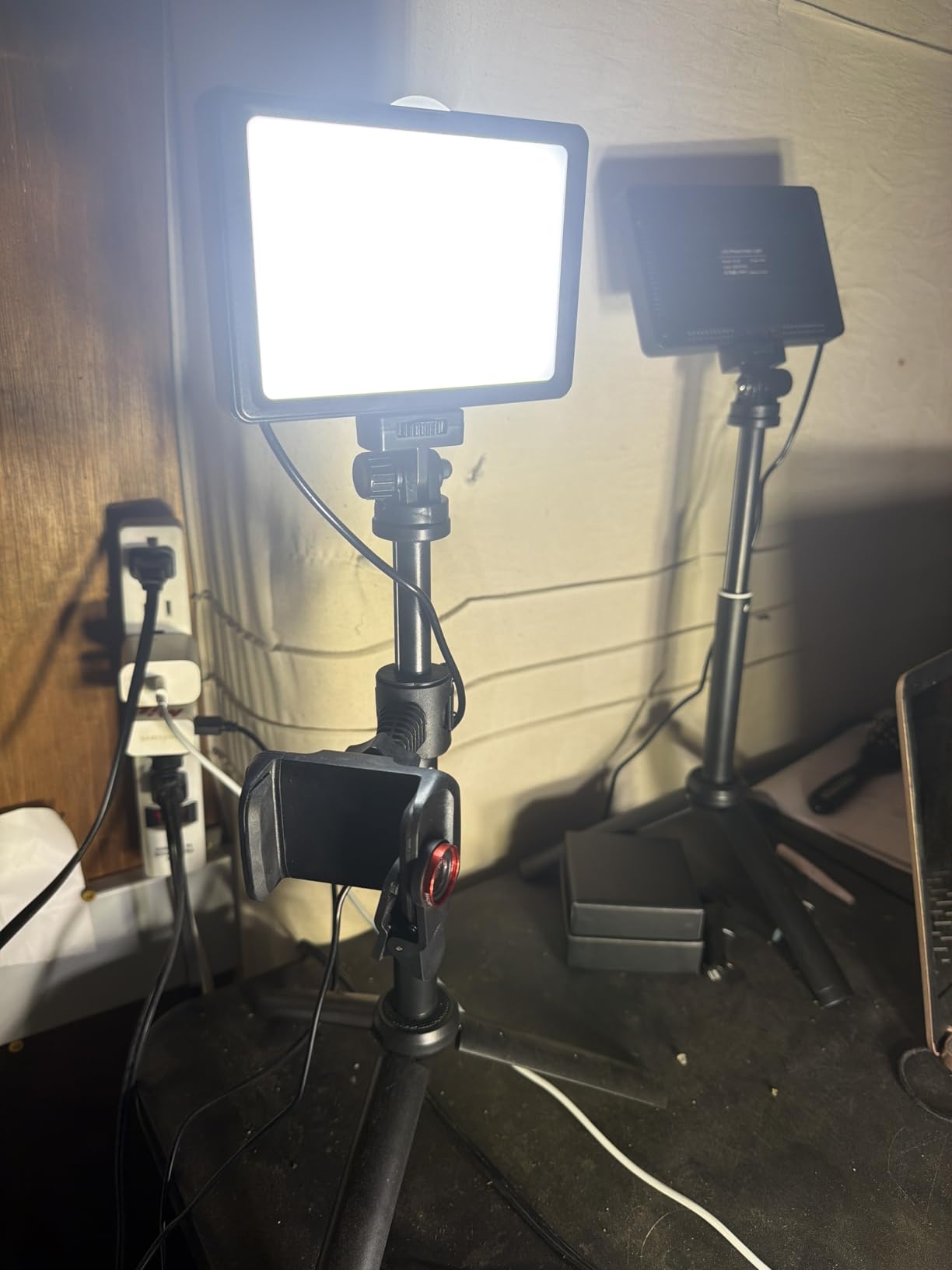 LED Video Light 2-Pack, 5600K Dimmable USB Camera Lighting Kit customer photo 2