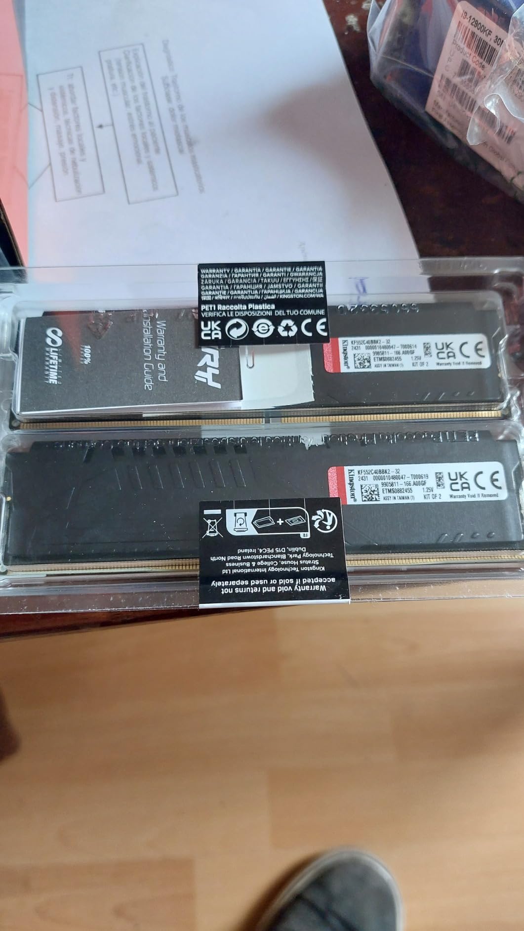 Kingston FURY Beast 32GB (2x16GB) 5200MT/s DDR5 CL40 Desktop Memory | Intel XMP 3.0 | Kit of 2 | KF552C40BBK2-32 customer photo 2