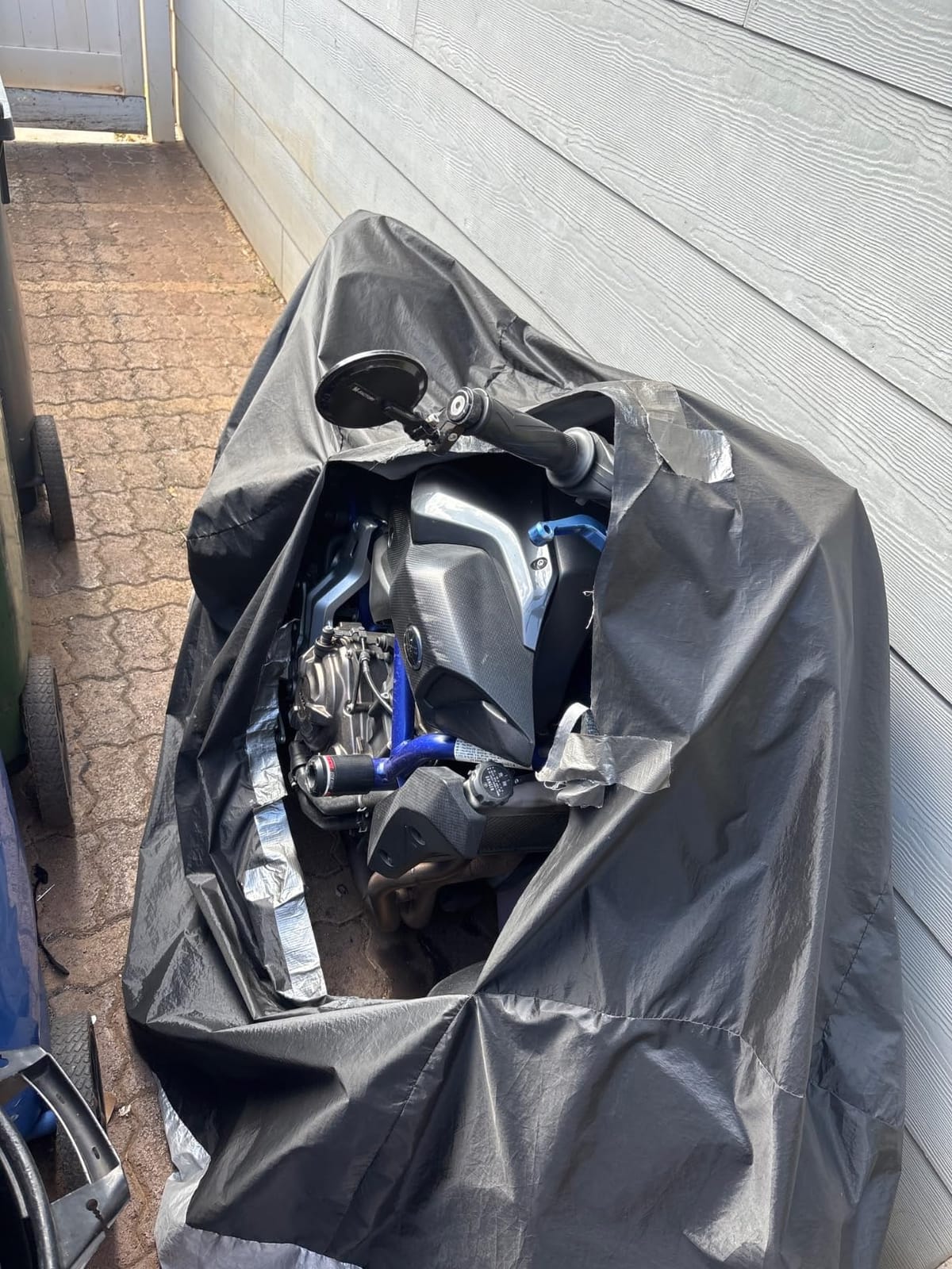 Hanmir Motorcycle Cover Waterproof Outdoor with Lock-Holes & Storage Bag customer photo 2