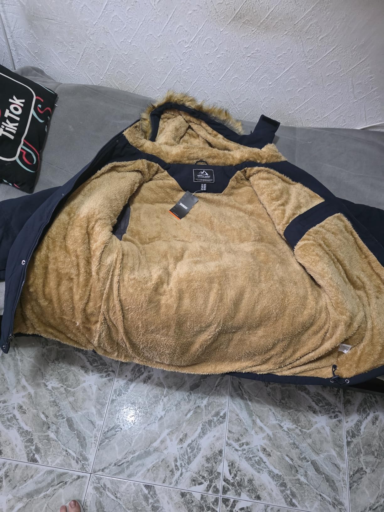 TACVASEN Men's Winter Jacket with Hood Water Repellent Windproof Thicken Parka Winter Coat customer photo 1
