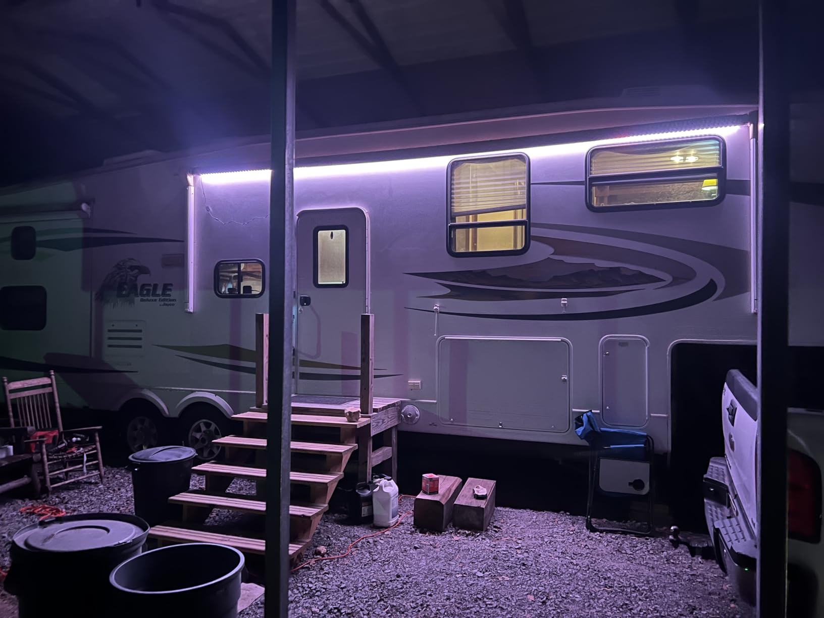RV Awning Lights,12V 20FT Camper Awning Lights,RV Awning Led Light Strip customer photo 1