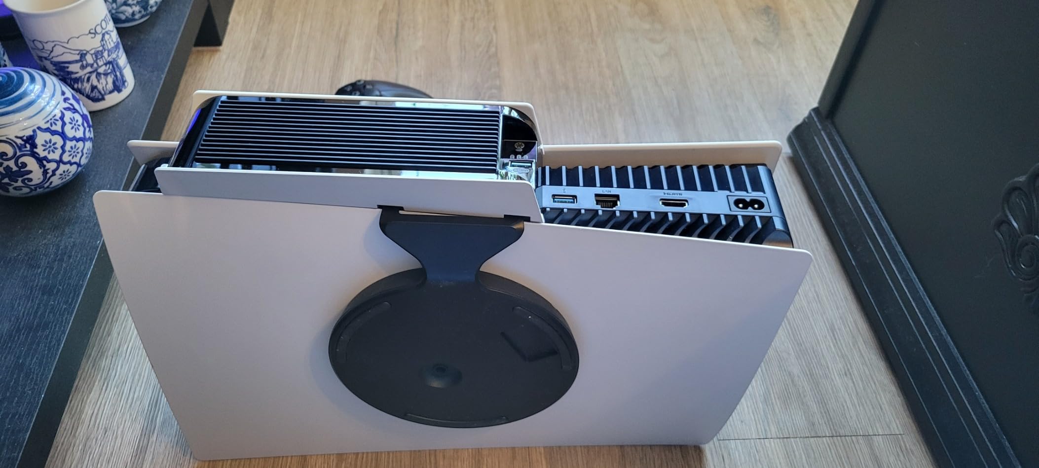 KIWIHOME Cooling Fan for PS5 2020, Quiet Cooler with Auto Speed USB3.0 customer photo 1