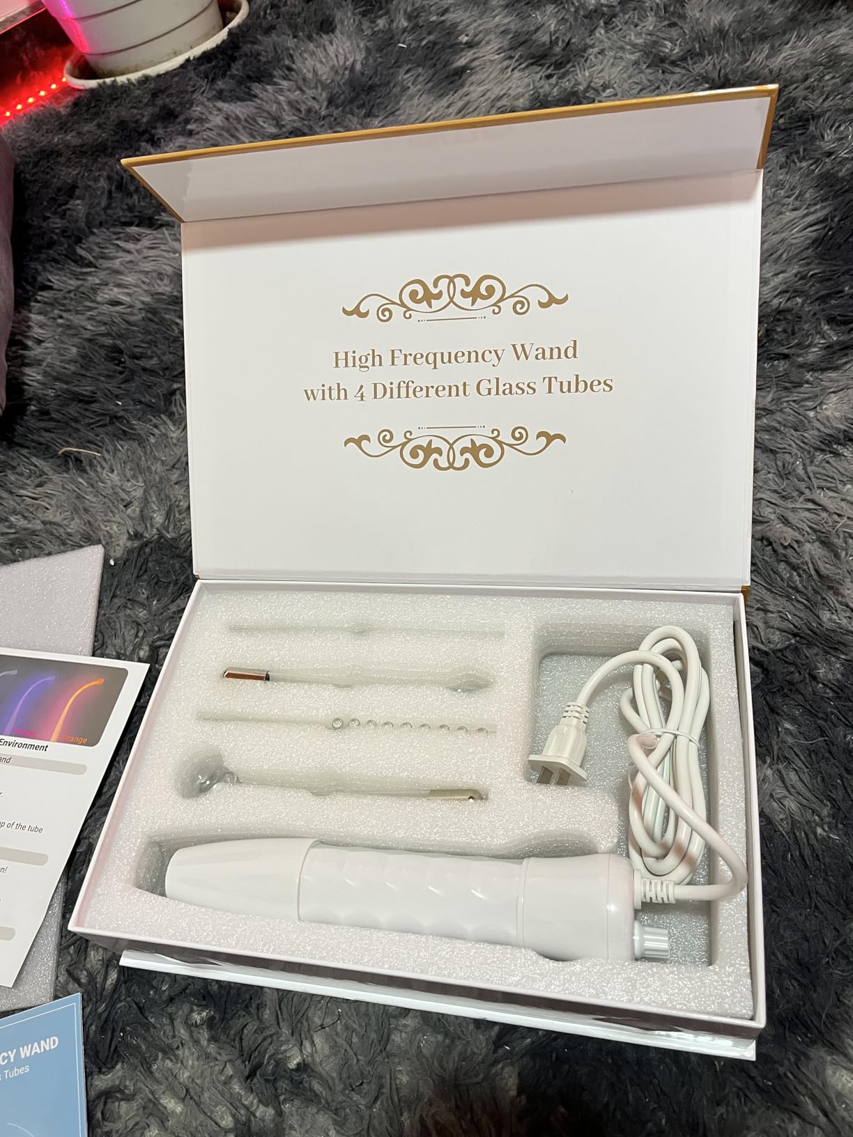 High Frequency Facial Wand - Uaike 4 in 1 Violet Portable Handheld customer photo 1