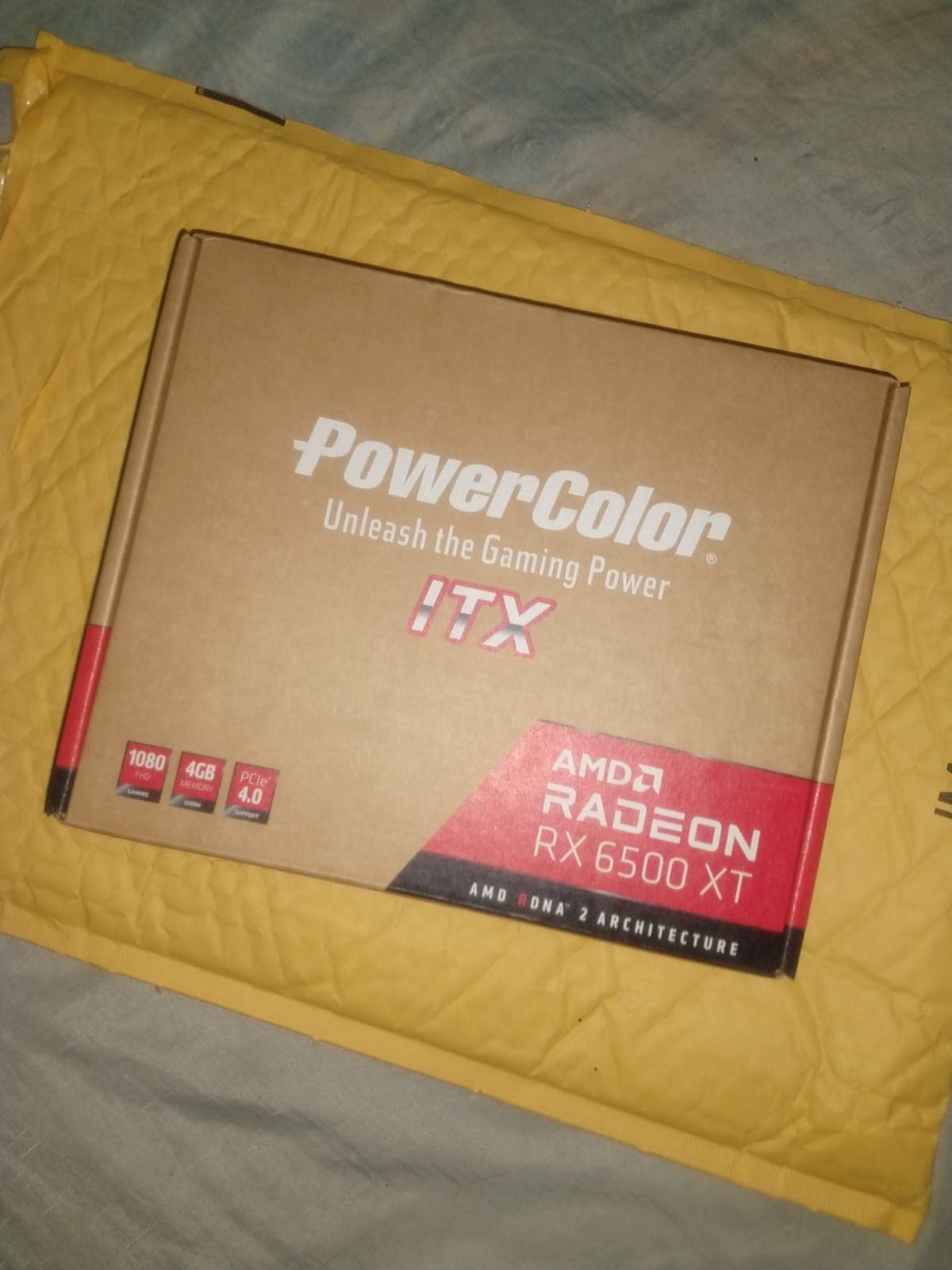 PowerColor AMD Radeon RX 6500 XT ITX Gaming Graphics Card with 4GB GDDR6 Memory customer photo 2