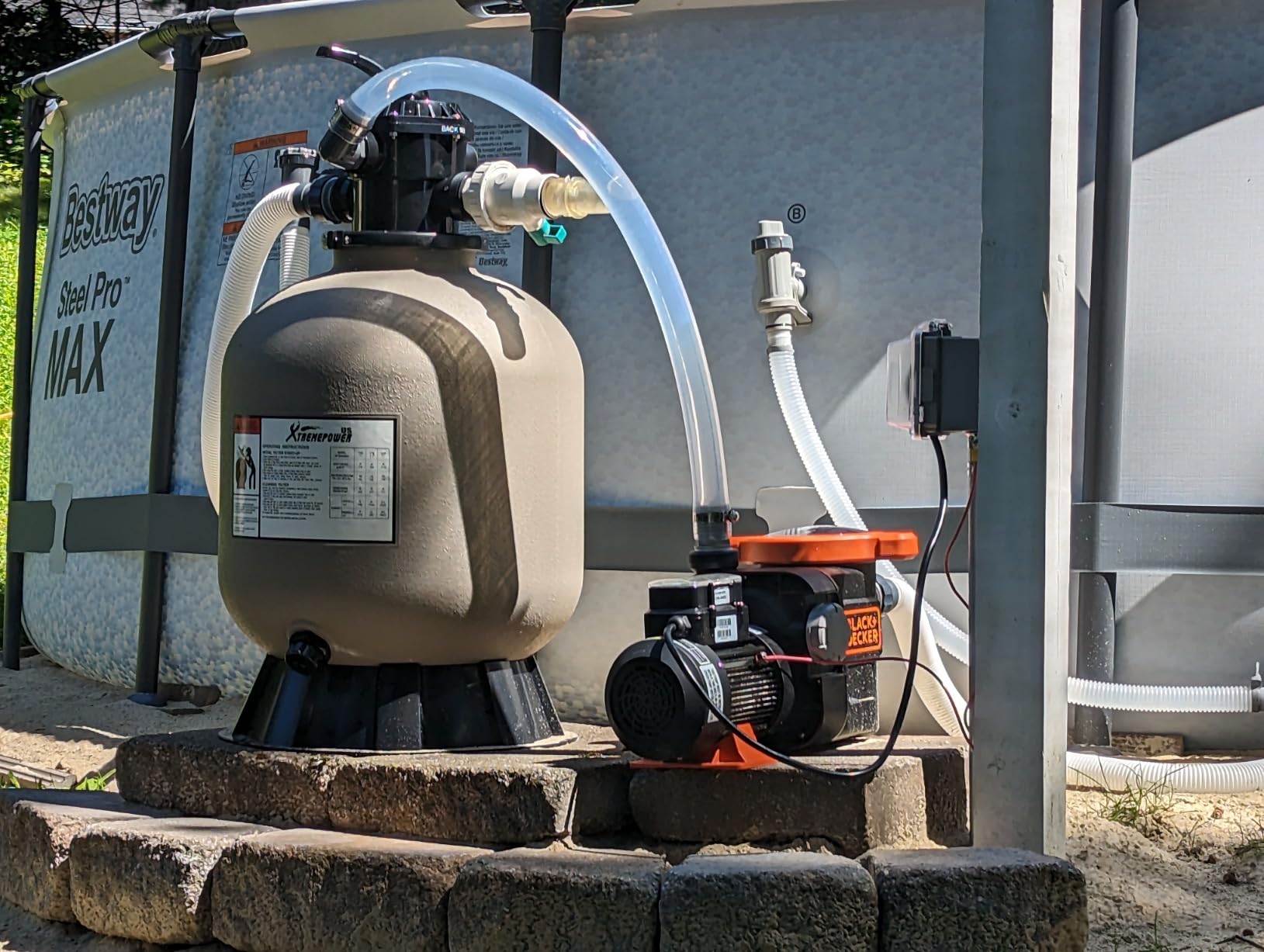 BLACK+DECKER 1.5 HP Variable Speed Above Ground Pool Pump – WiFi Enabled, Energy Star Certified customer photo 2