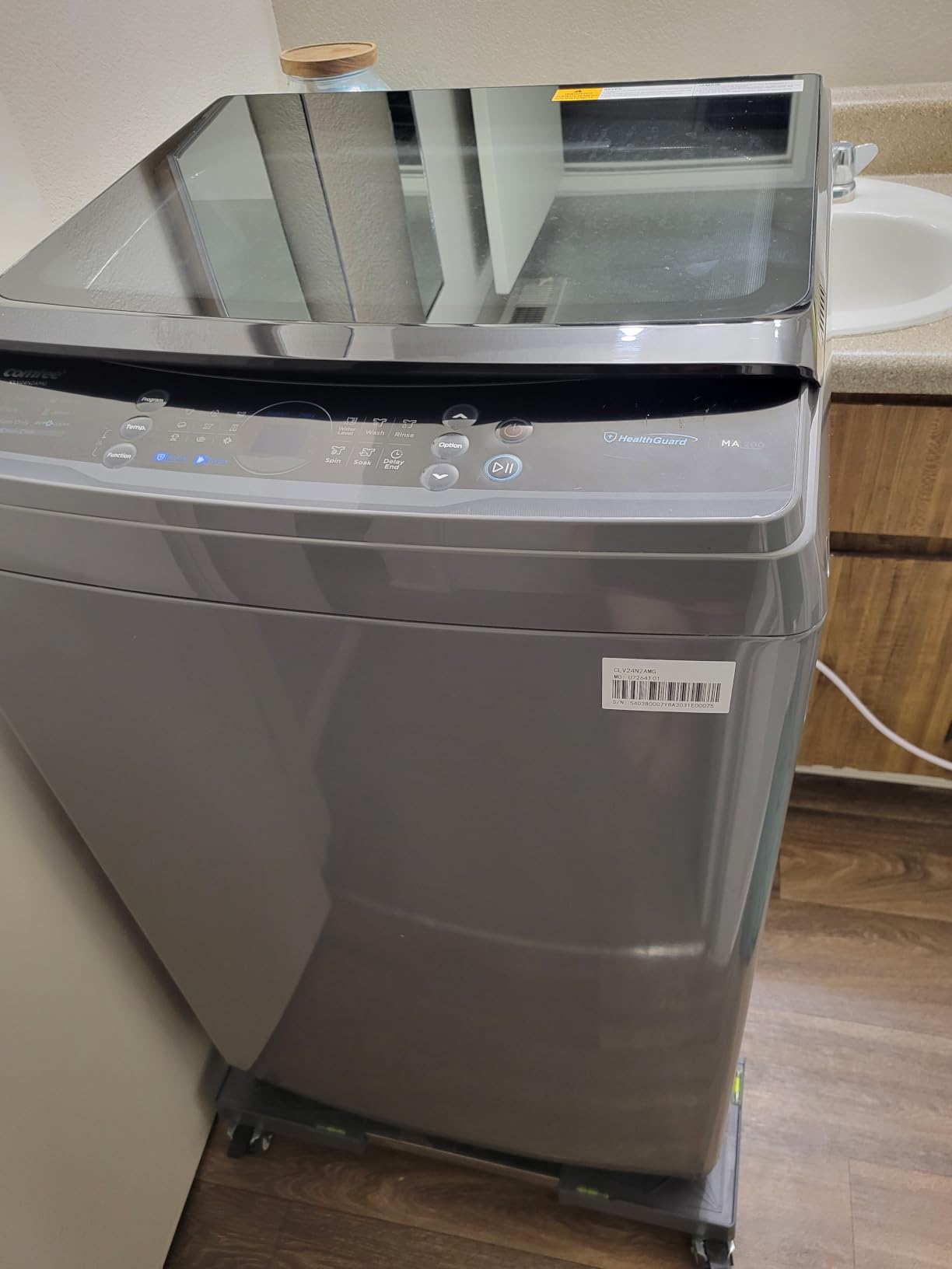 COMFEE' Portable Washing Machine and Washer 2.4 Cu.ft LED Compact Laundry customer photo 1