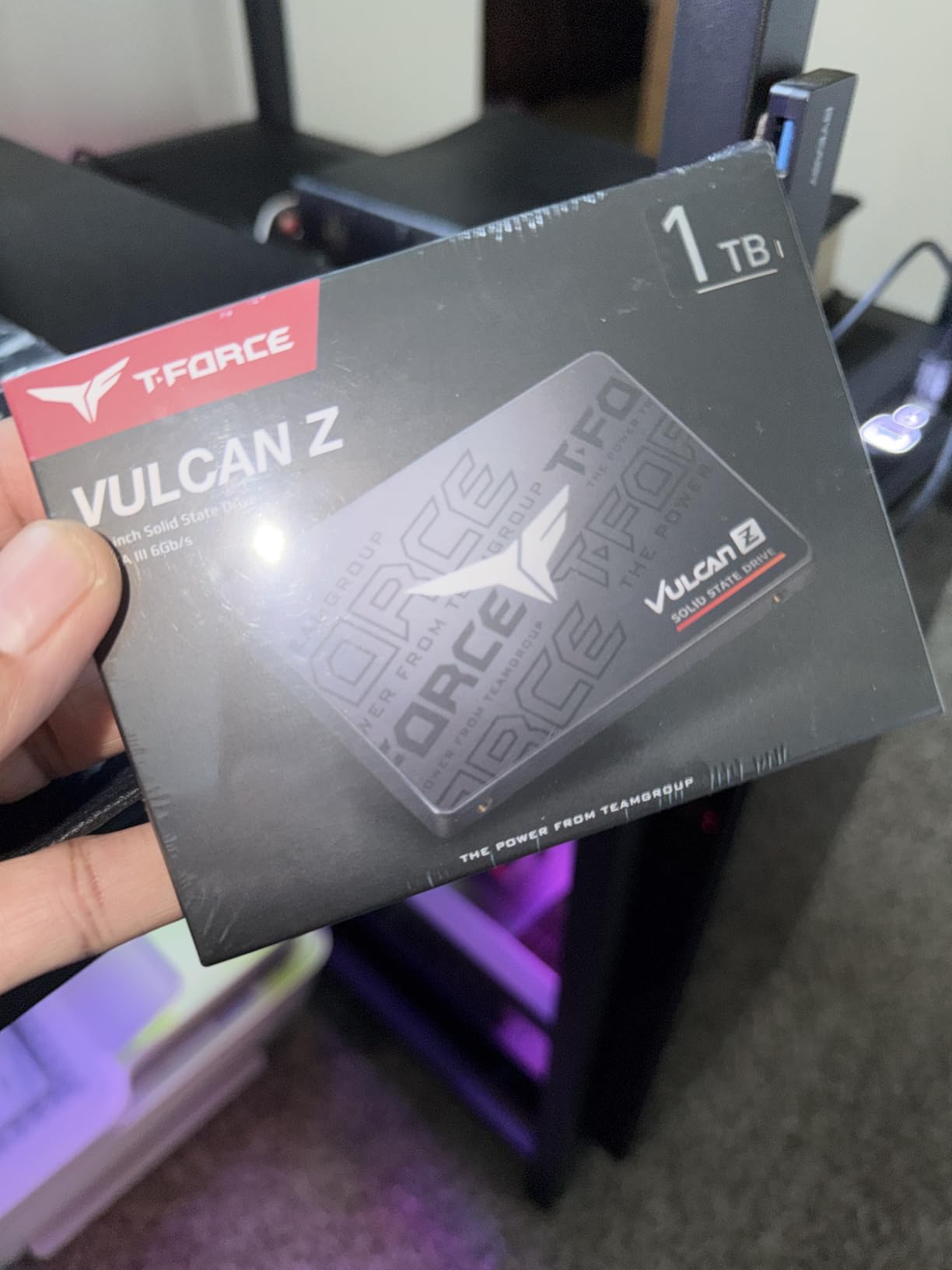 TEAMGROUP T-Force Vulcan Z 2TB SLC Cache 3D NAND TLC 2.5 Inch SATA III Internal Solid State Drive SSD (R/W Speed up to 550/500 MB/s) T253TZ002T0C101 customer photo 1
