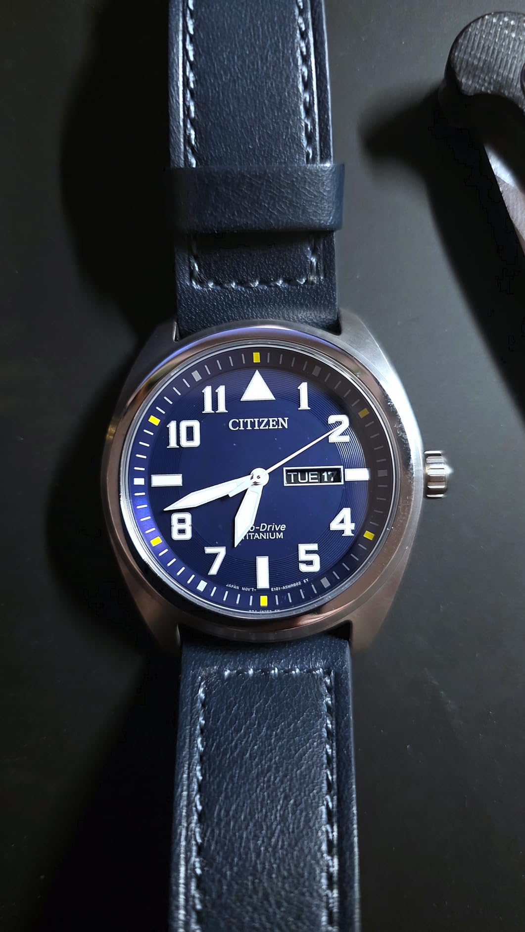 Citizen Men's Eco-Drive Weekender Garrison Field Watch in Super Titanium customer photo 1