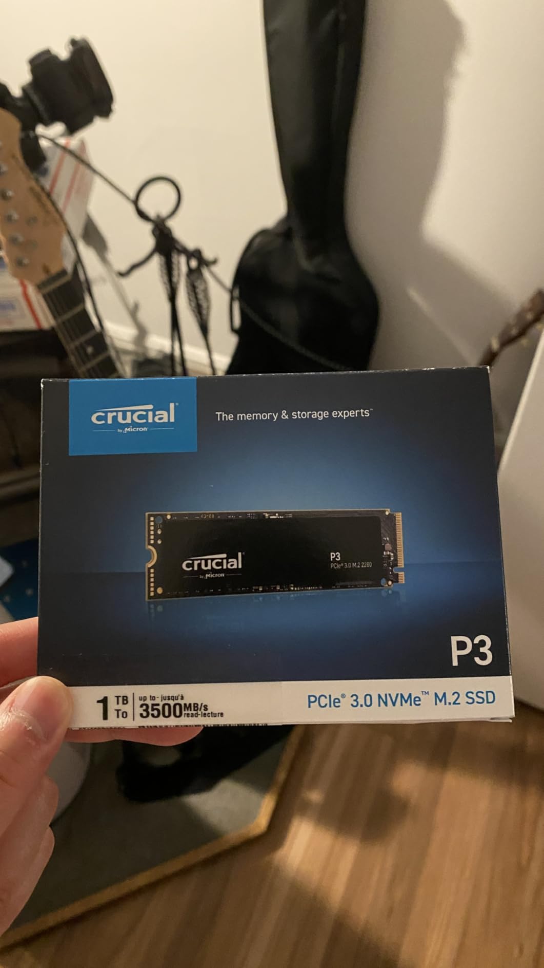 Crucial P3 PCIe Gen3 NVMe 4TB SSD, Up to 3,500MB/s Read, Laptop & Desktop (PC) Compatible, Solid State Drive – CT4000P3SSD8 customer photo 1
