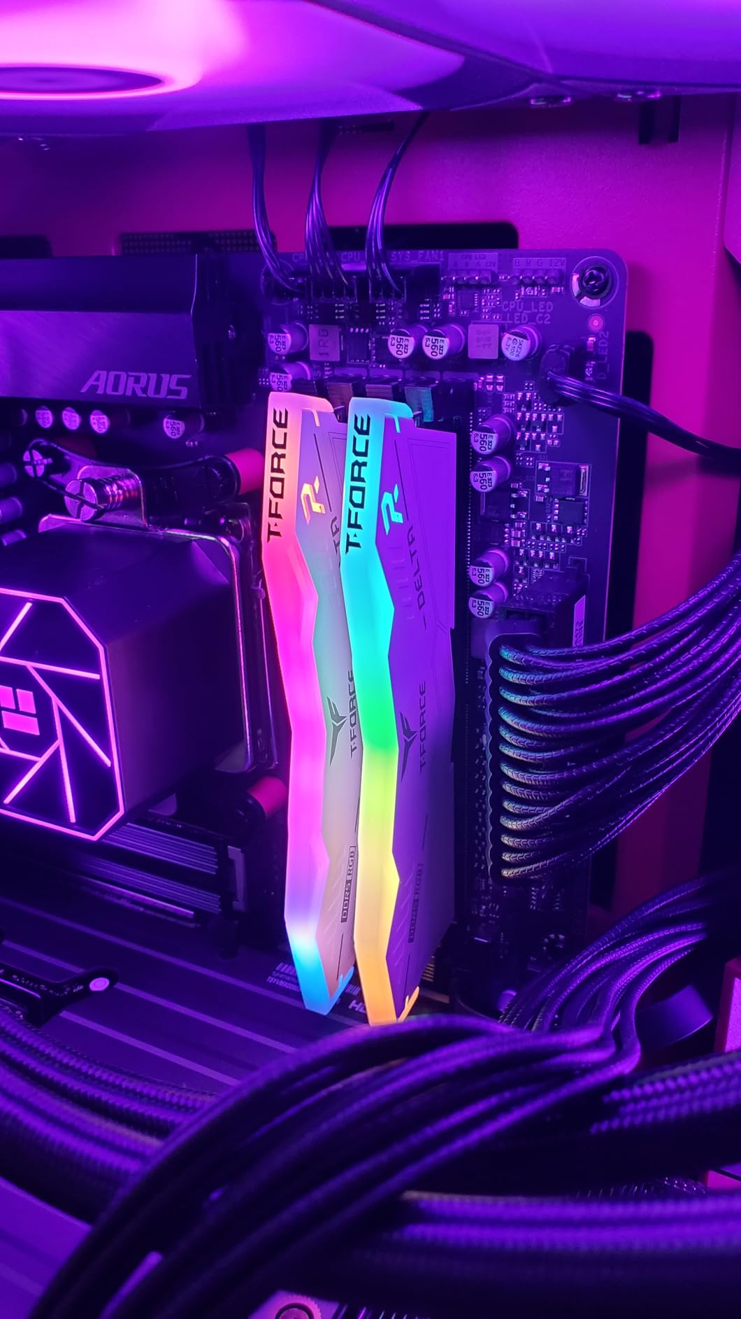 TEAMGROUP T-Force Delta RGB DDR5 Ram 32GB (2x16GB) 6000MHz PC5-48000 CL30 Intel XMP 3.0 & AMD Expo Compatible Desktop Memory Module Ram White FF4D532G6000HC30DC01 customer photo 1