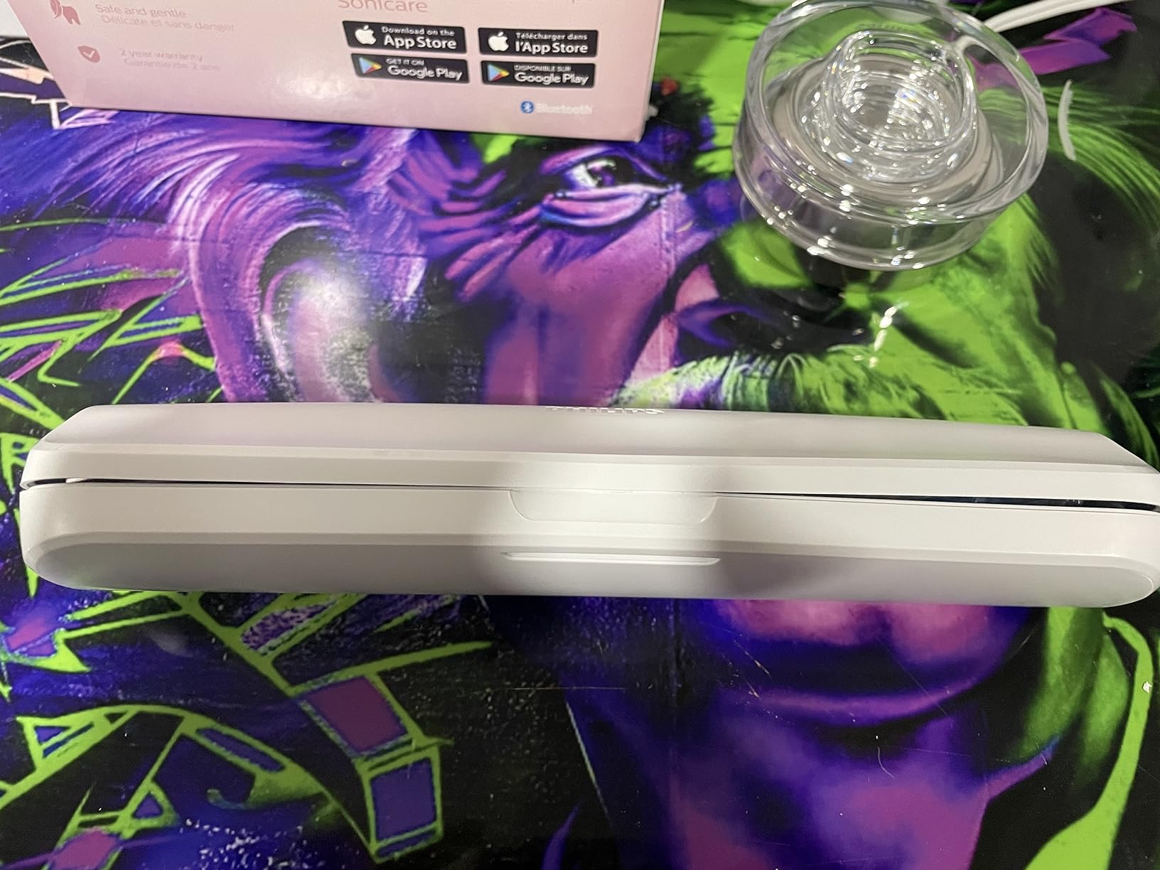 PHILIPS Sonicare DiamondClean 9000 Electric Toothbrush, Amethyst customer photo 1