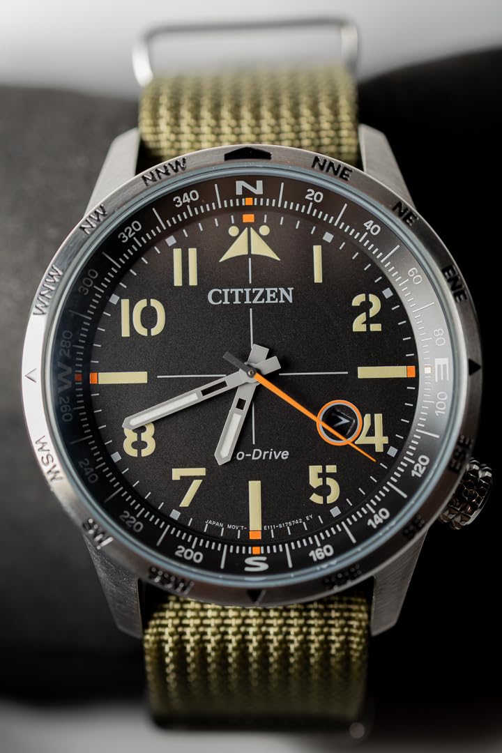 Citizen Men's Eco-Drive Weekender Avion Field Watch customer photo 2