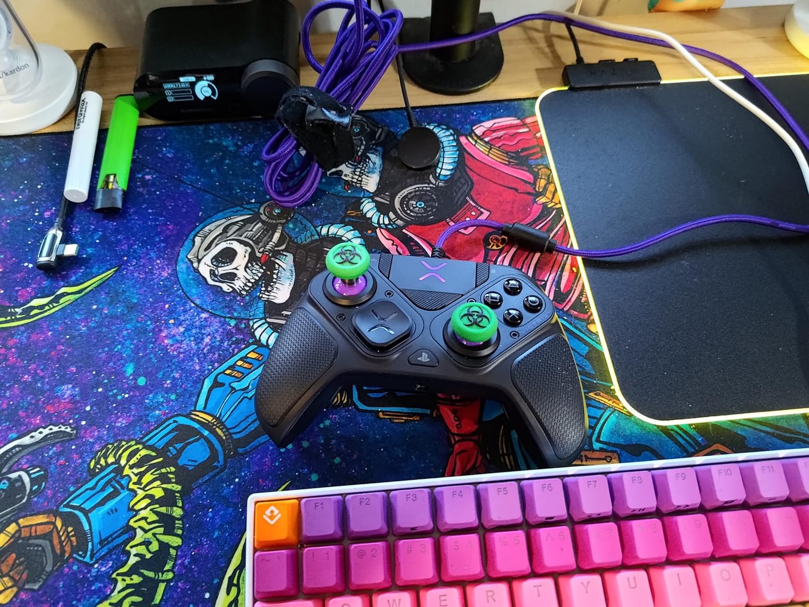 PDP Victrix Pro BFG Wireless Gaming Controller for Playstation 5 / PS5, PS4, PC, Modular Esports Gamepad, Remappable Buttons, Customizable Triggers/Paddles/D-Pad/Fightpad, PC App, Black customer photo 2