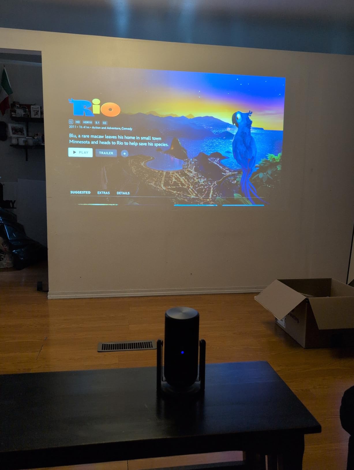 NEBULA Capsule 3 Laser Outdoor Portable Mini Smart TV Projector customer photo 2