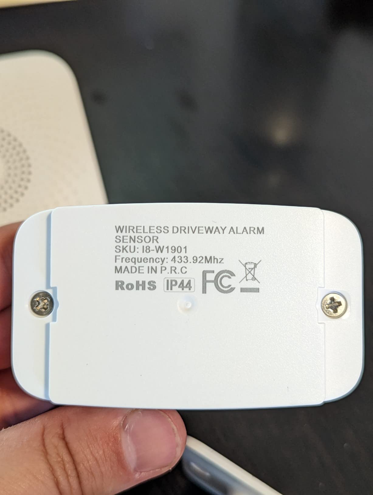 Driveway Alarms Wireless Outside, Weatherproof Motion Sensor Alarm System customer photo 1
