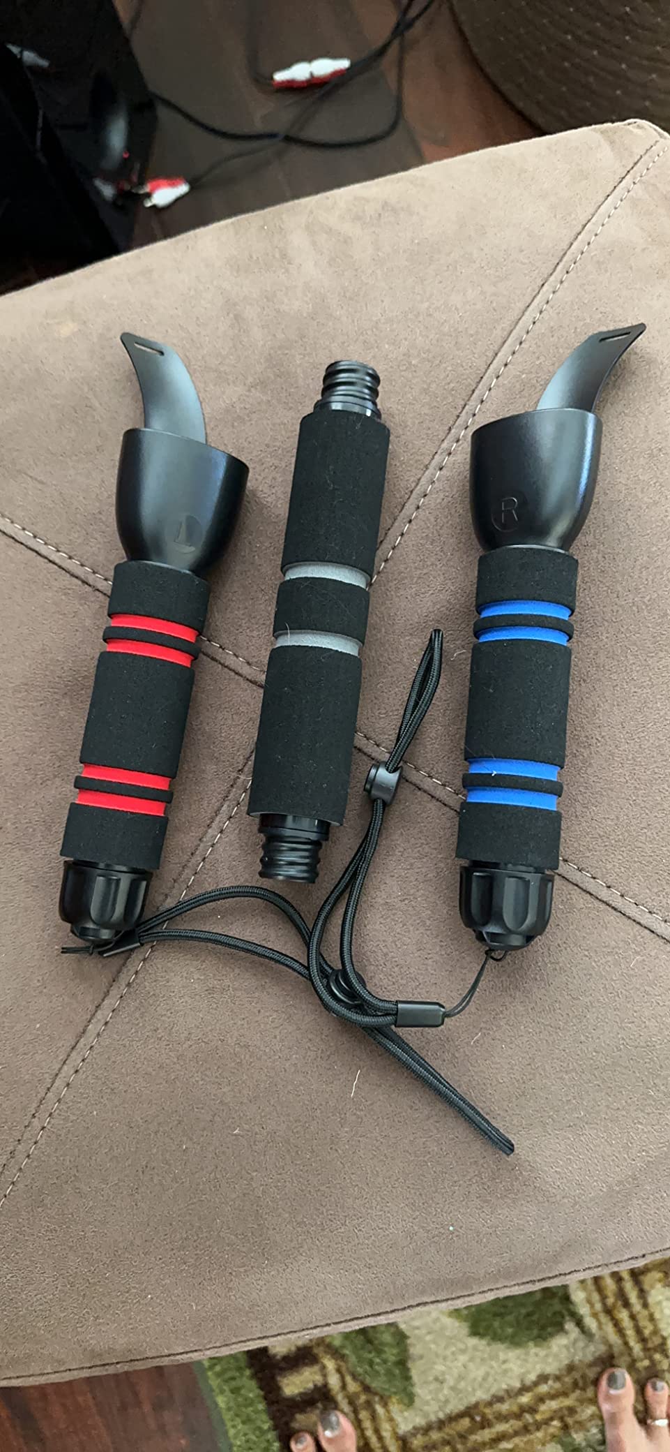 YOGES VR Game Handle Accessories Compatible with Oculus Quest 2 Controllers, Dual Handles Extension Grips Compatible with Meta Quest 2 Accessories for Beat Saber Supernatural Gorilla Tag Games customer photo 2