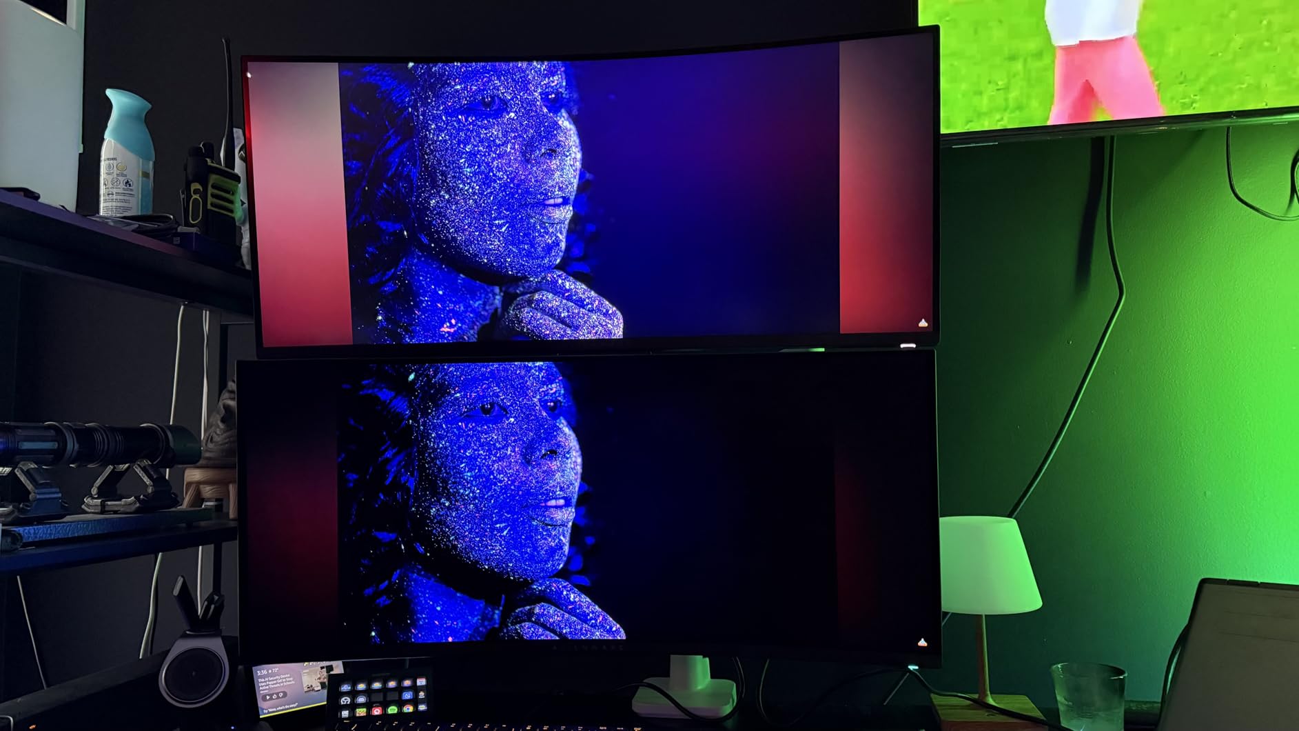 Alienware AW3423DWF Curved QD-OLED Gaming Monitor - 34-inch Quantum Dot, 0.1Ms 165Hz 21:9, 99.3% DCI-P3 Color Gamut, VESA DisplayHDR, 400, AMD FreeSync Premium Pro - Black customer photo 1